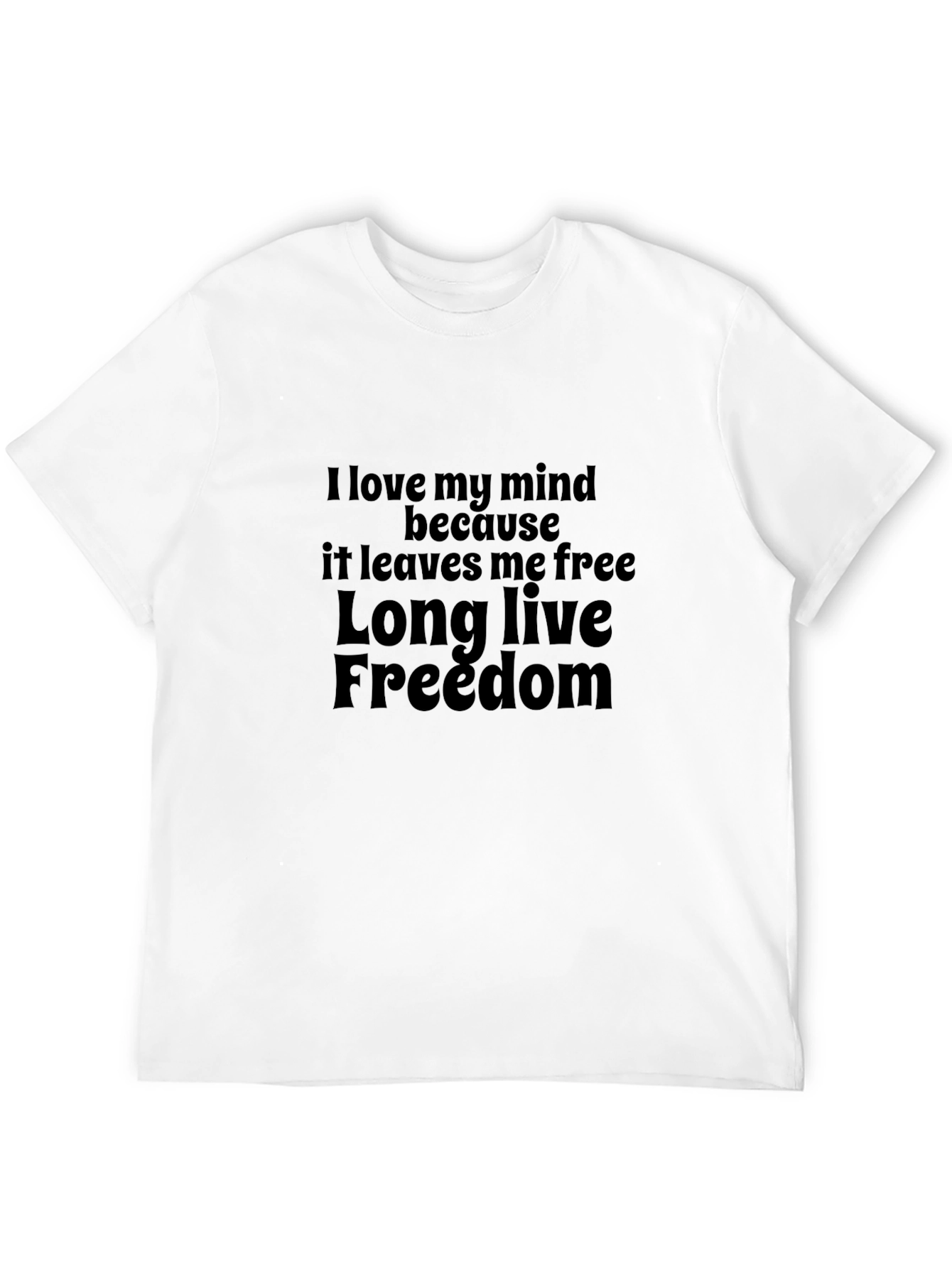 Freedom Mind T-Shirt - Black