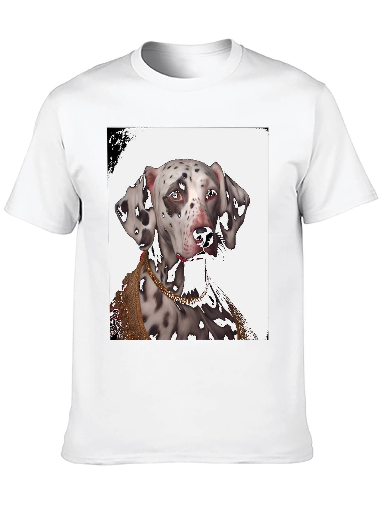 Dalmatian Dog Graphic Print T-Shirt