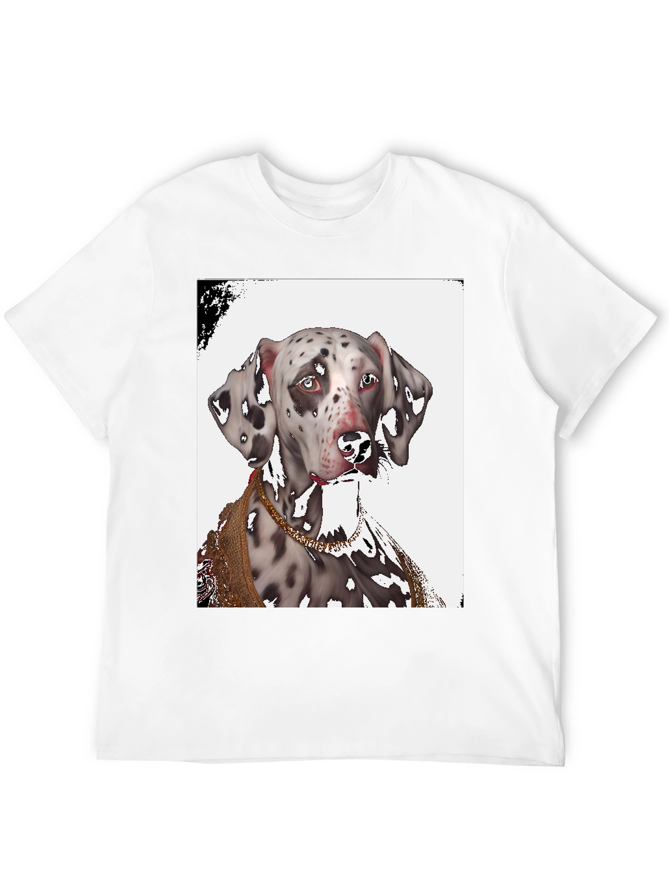 Dalmatian Dog Graphic Print T-Shirt