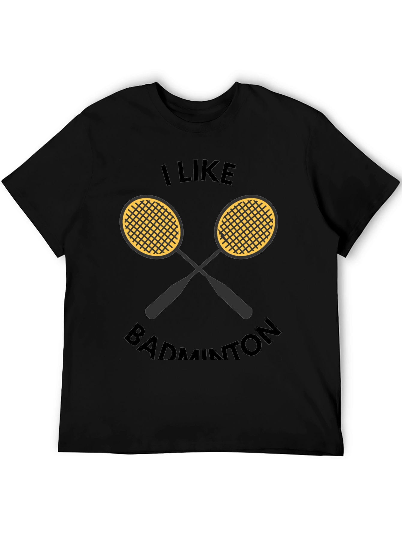 I Like Badminton Graphic Tee