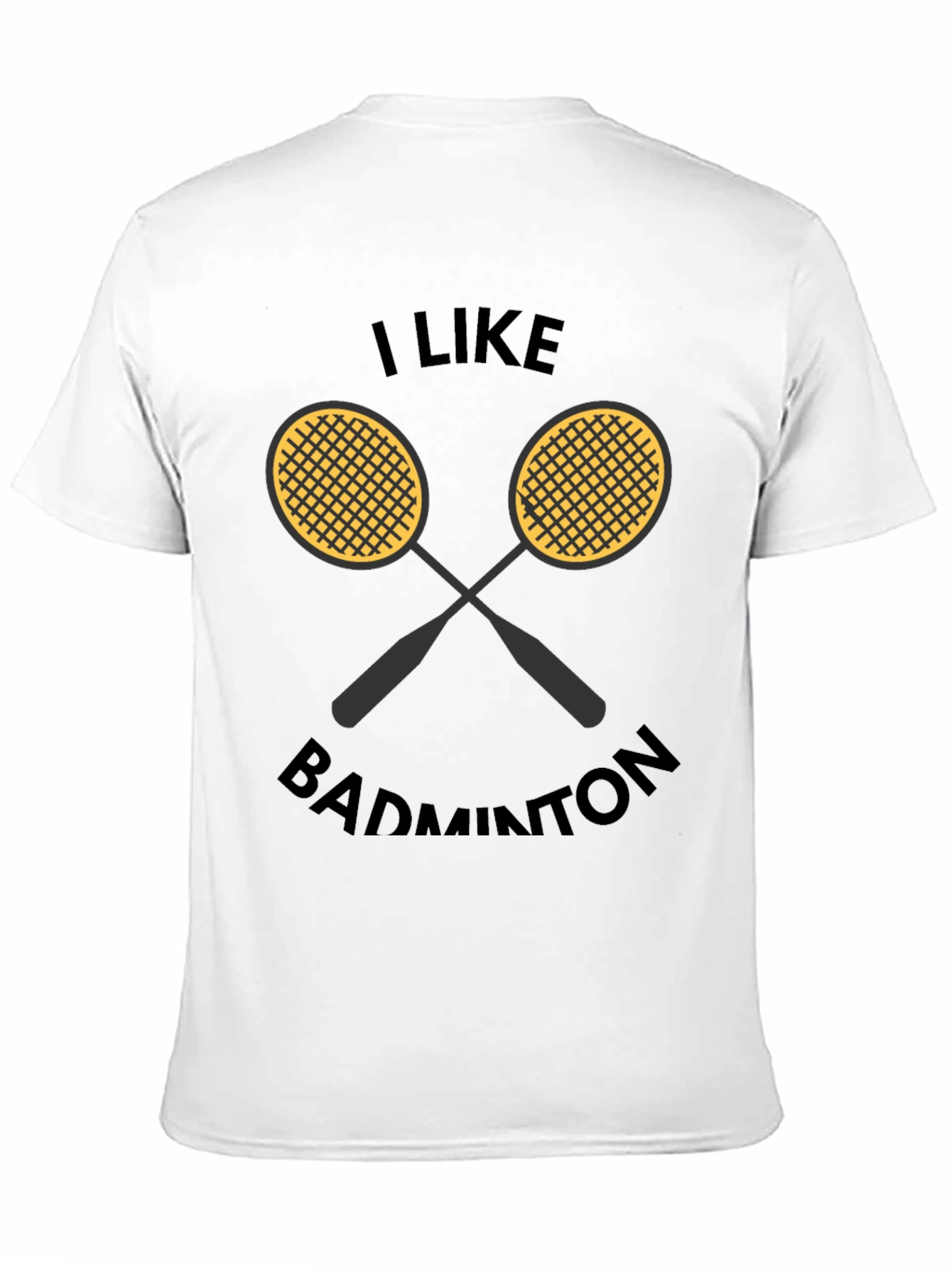 I Like Badminton Graphic Tee