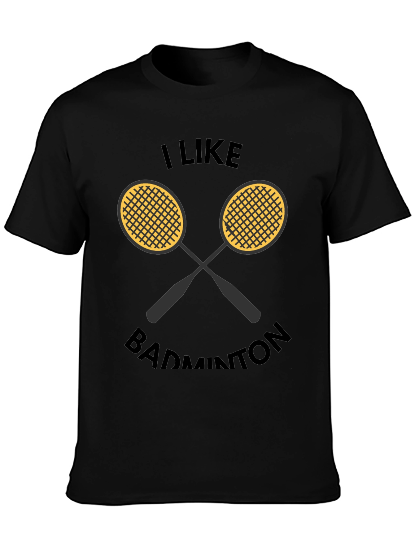 I Like Badminton Graphic Tee