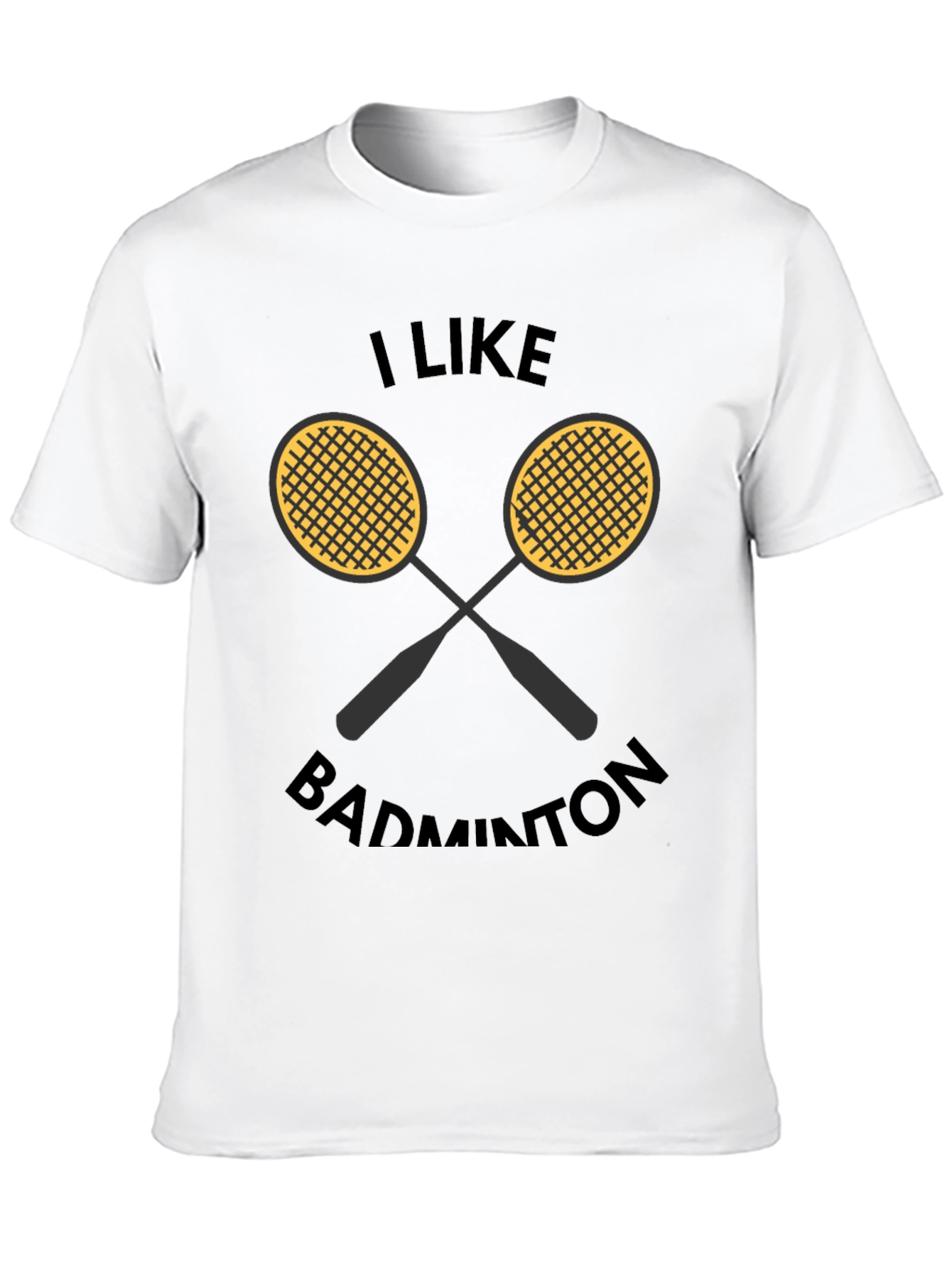 I Like Badminton Graphic Tee