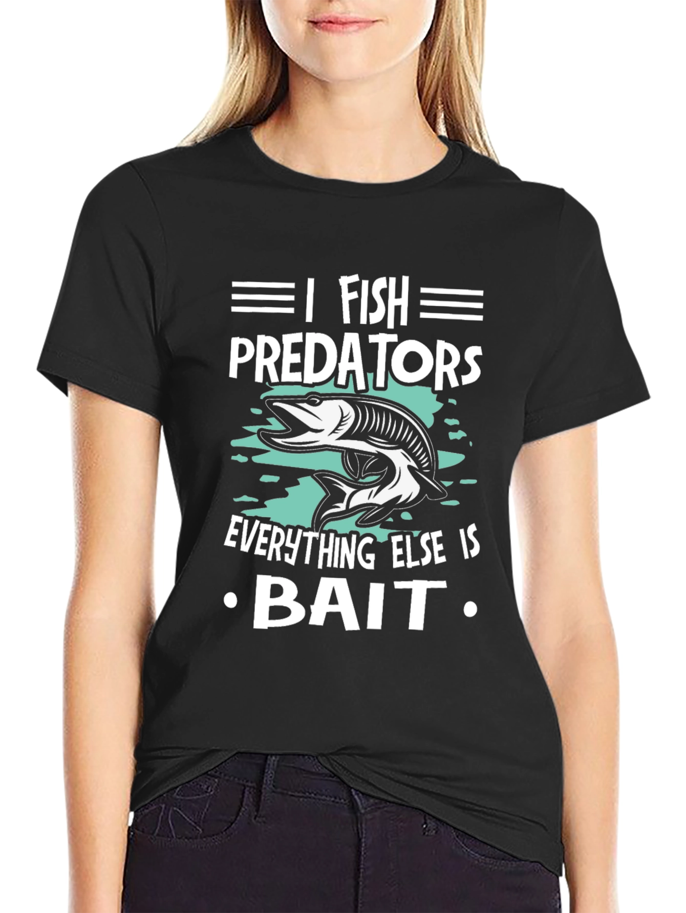 I Fish Predators T-Shirt - Funny Fishing Tee