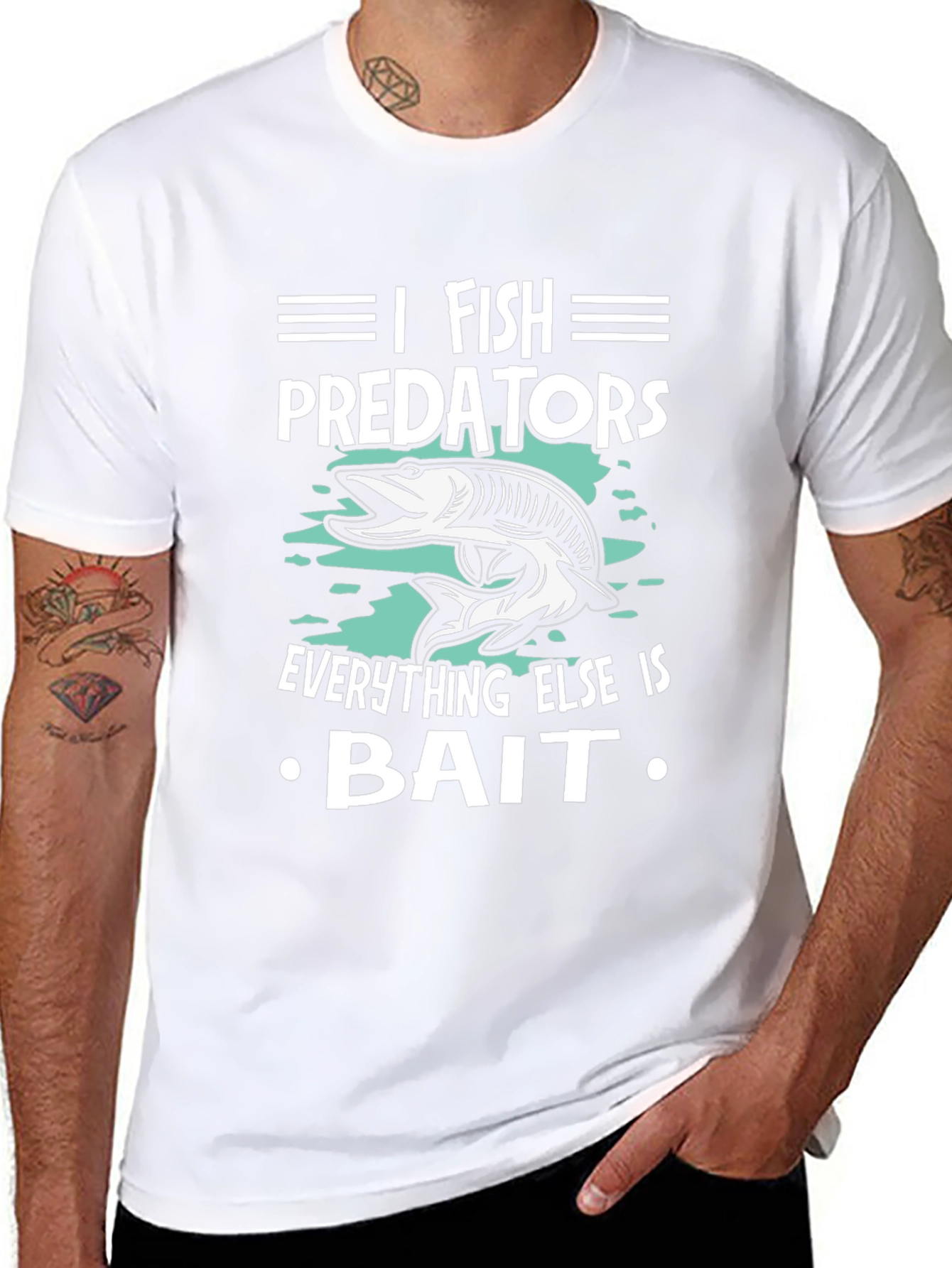 I Fish Predators T-Shirt - Funny Fishing Tee