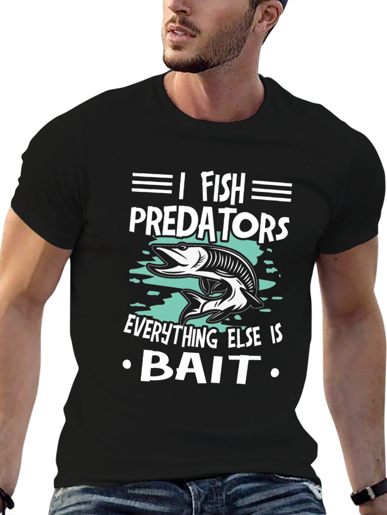 I Fish Predators T-Shirt - Funny Fishing Tee