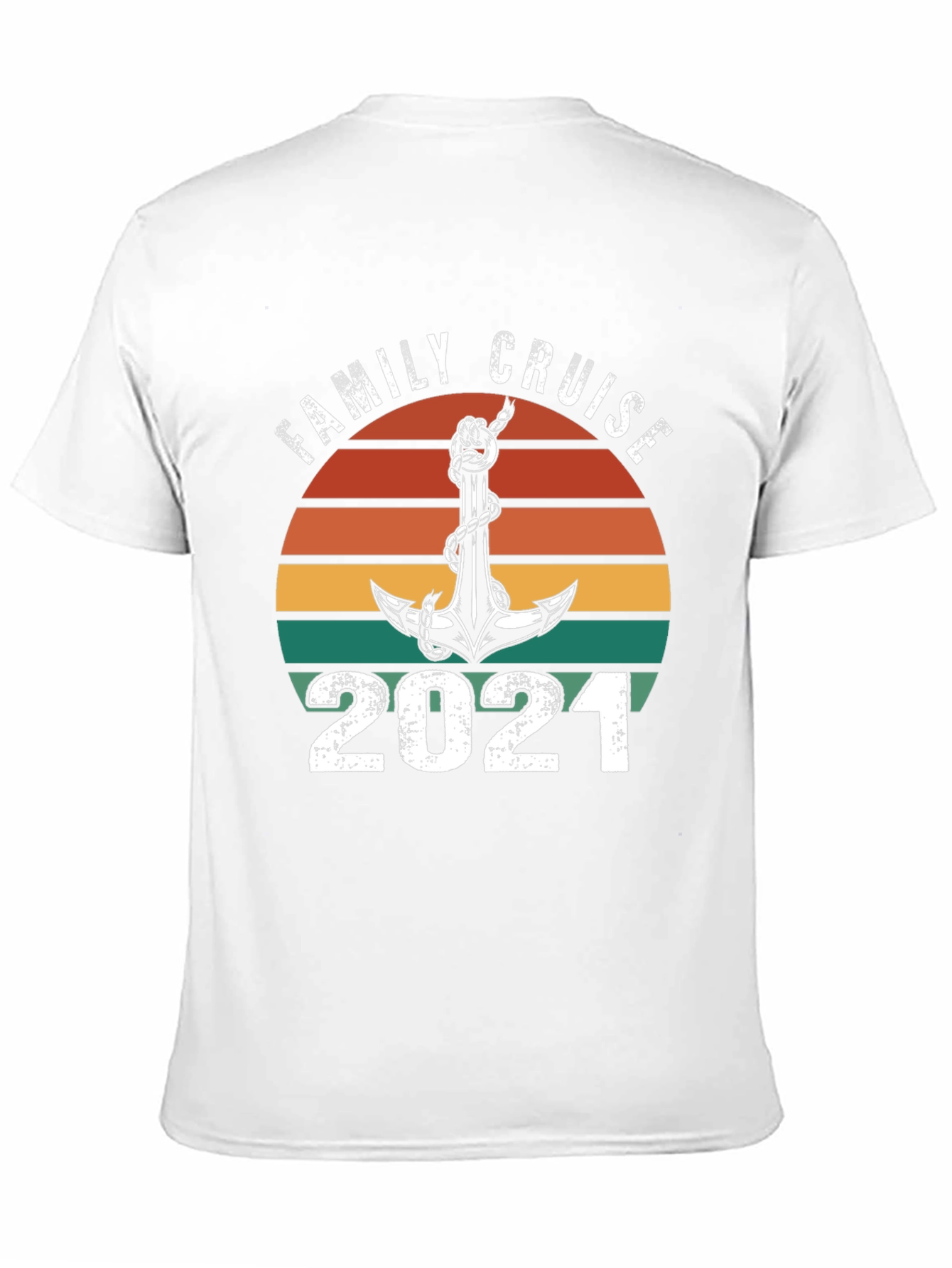 Family Cruise 2021 T-Shirt Anchor Design