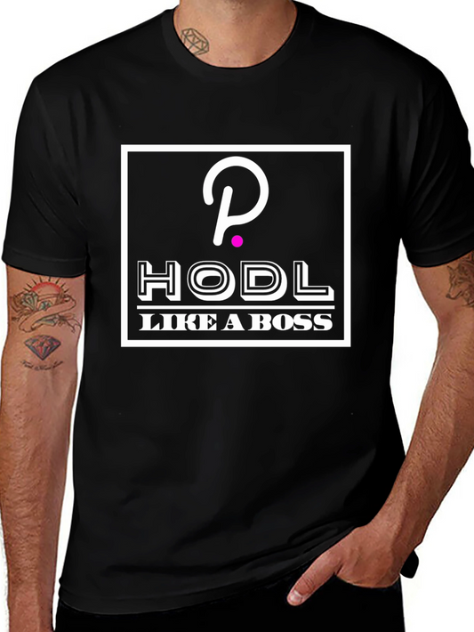 HODL Like A Boss T-Shirt - Crypto Investor Apparel