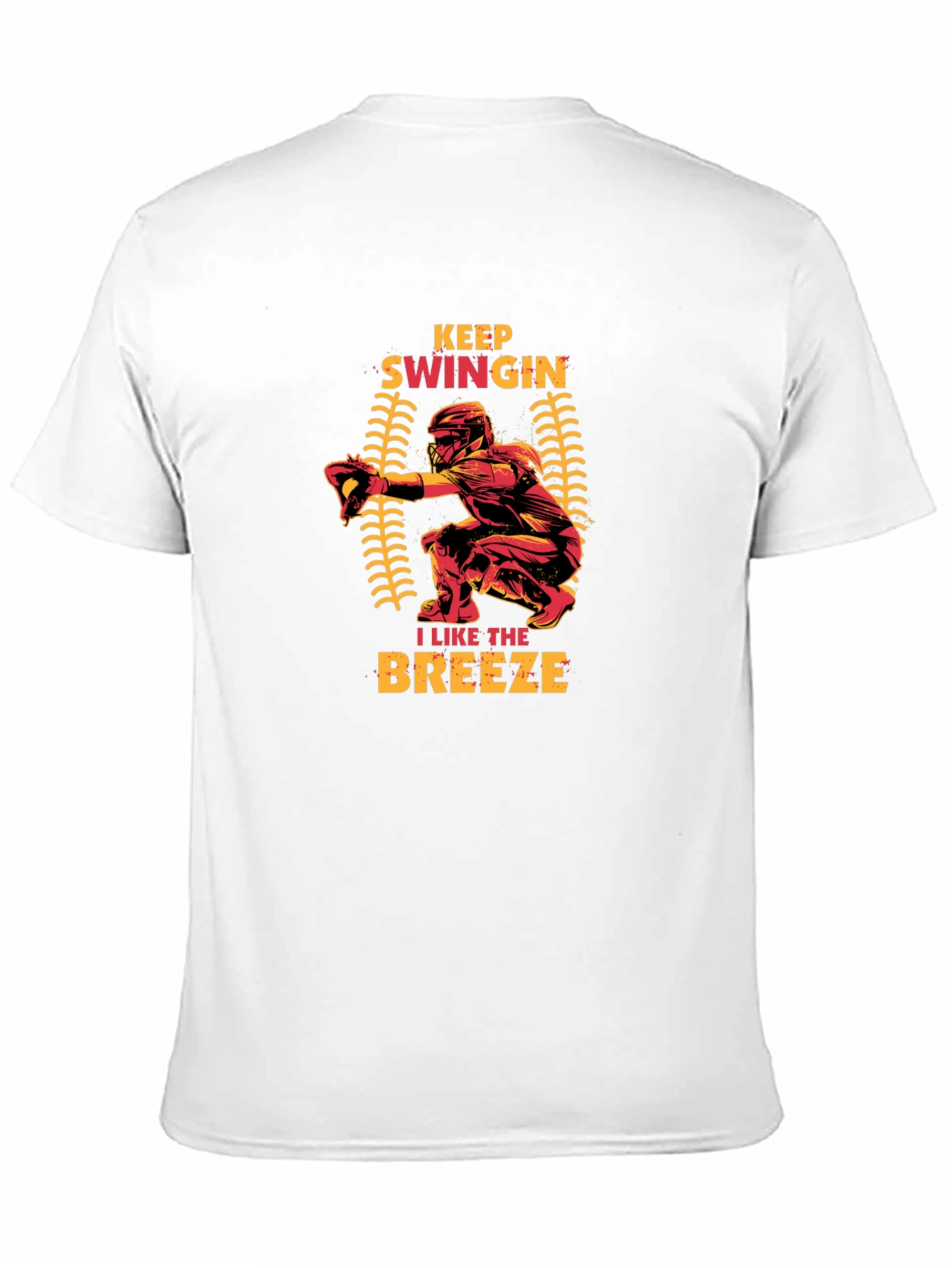 Keep Swingin Baseball Graphic T-Shirt