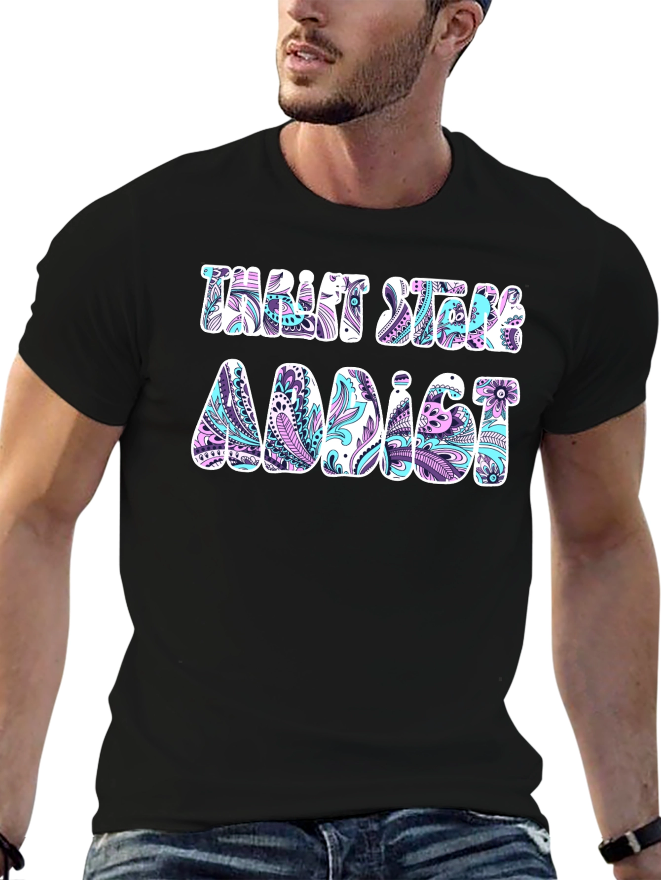 Thrift Store Addict Graphic Tee
