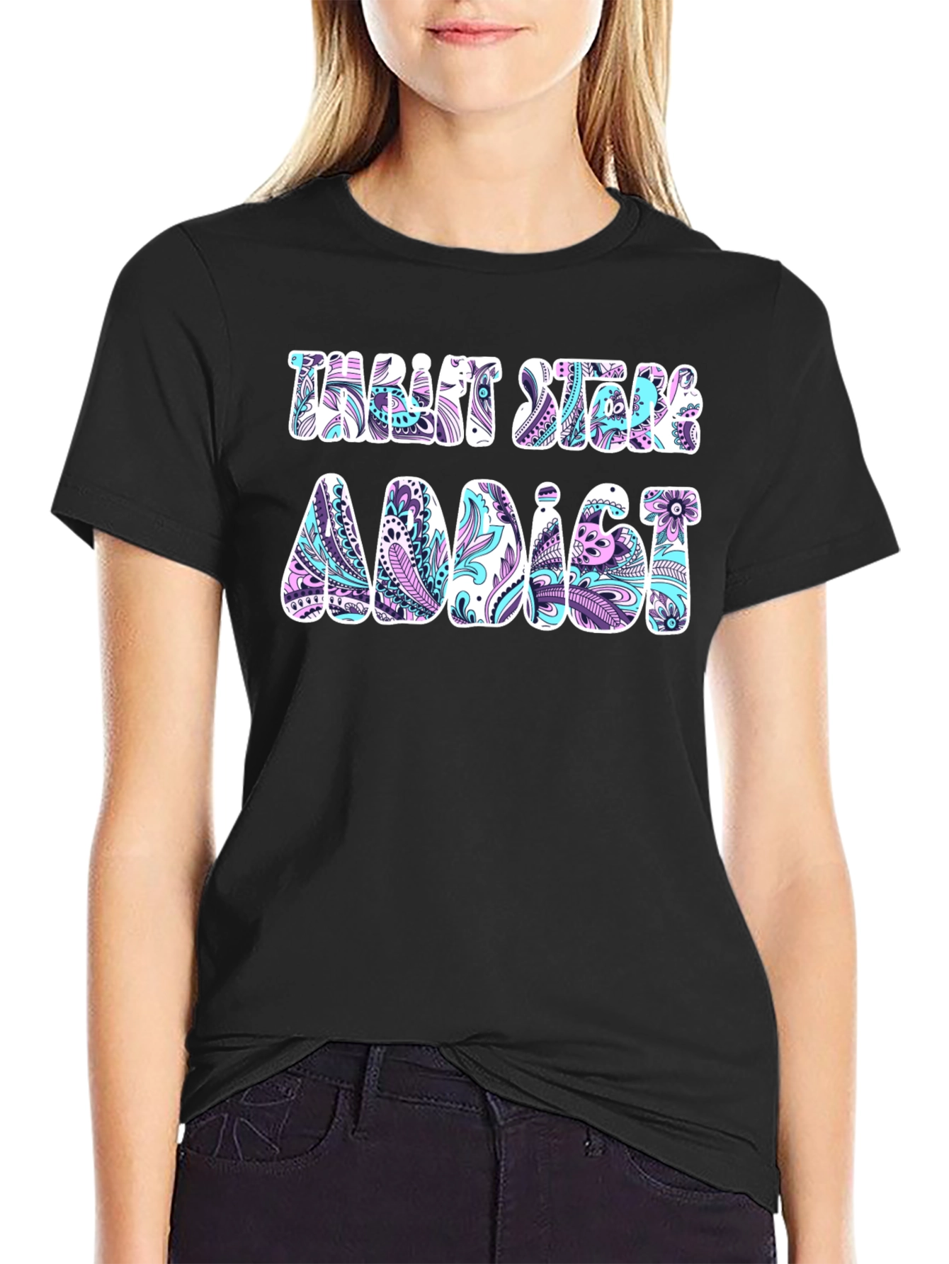 Thrift Store Addict Graphic Tee