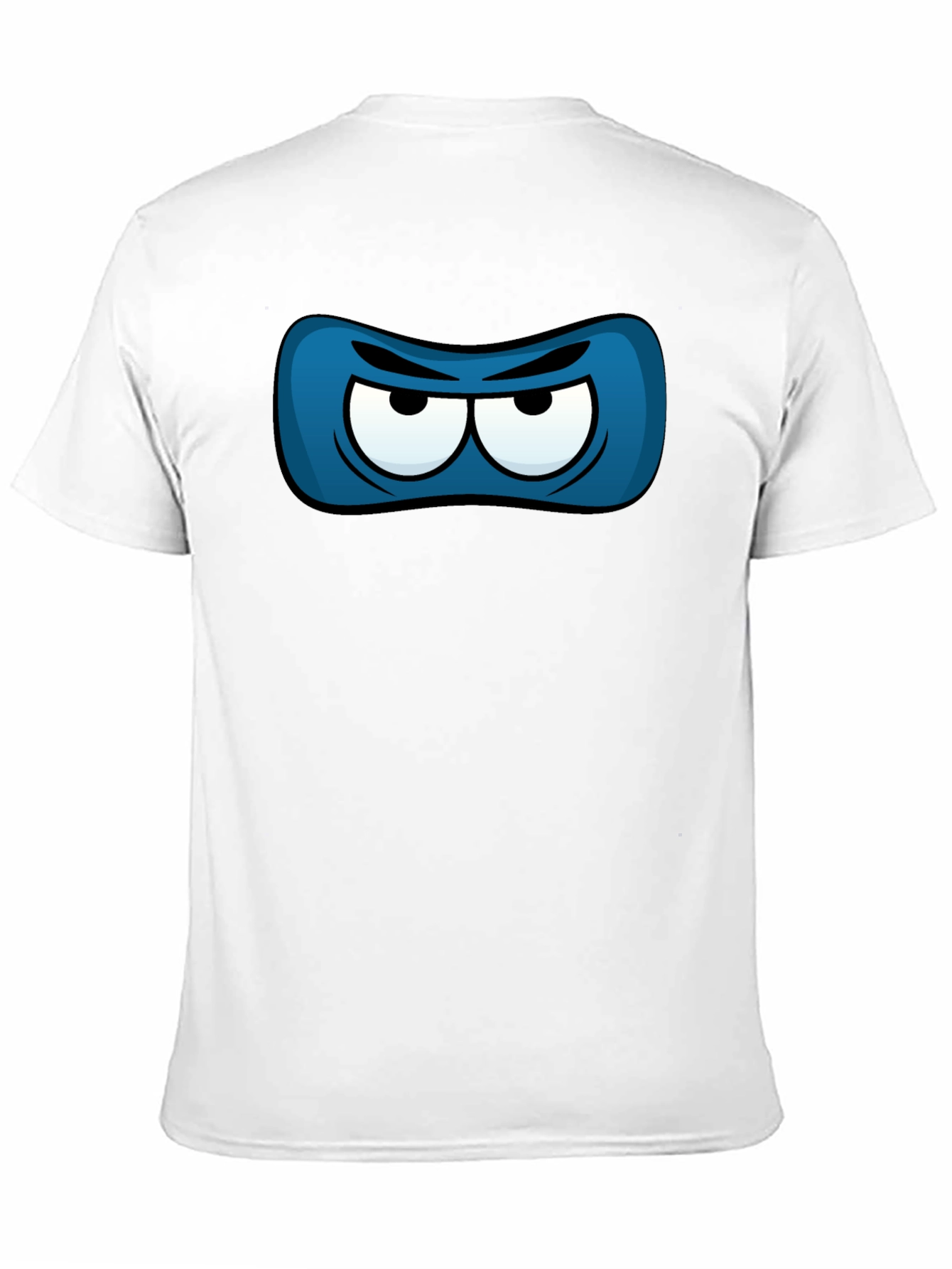 Ninja Eye Mask Graphic Tee - Black Cotton T-Shirt