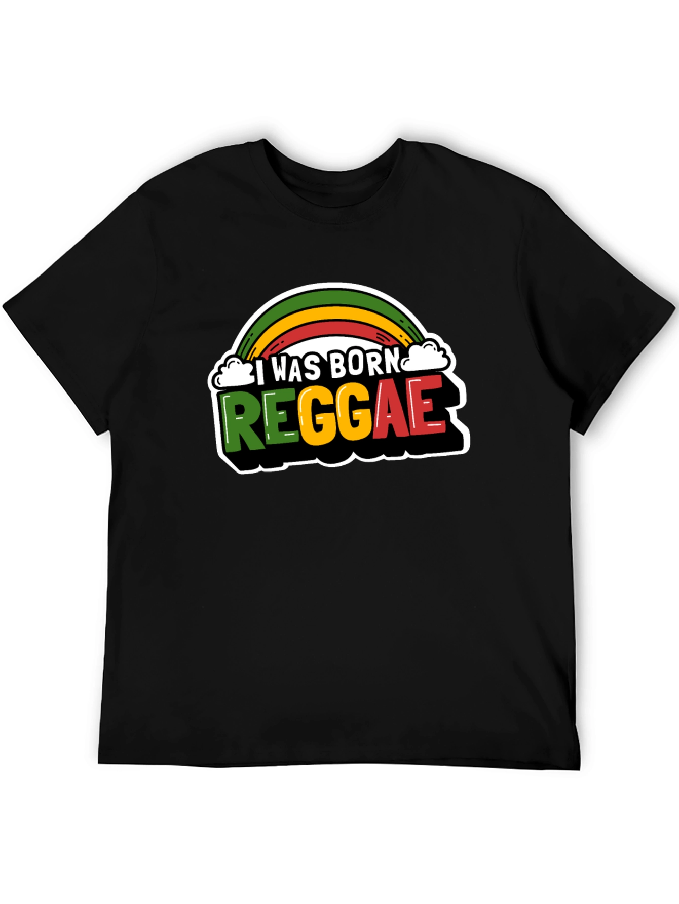 I Was Born Reggae T-Shirt - Rasta Pride