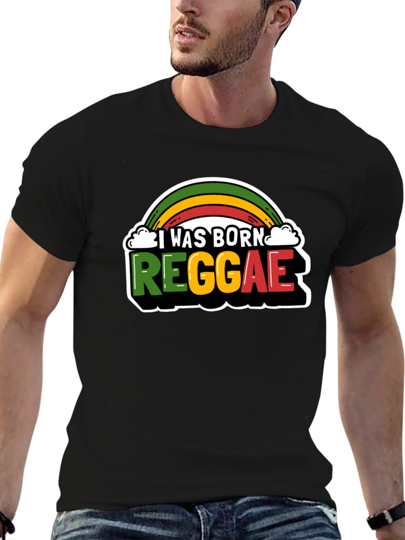 I Was Born Reggae T-Shirt - Rasta Pride