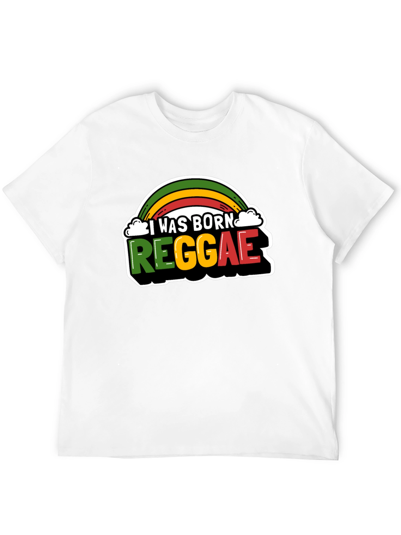 I Was Born Reggae T-Shirt - Rasta Pride