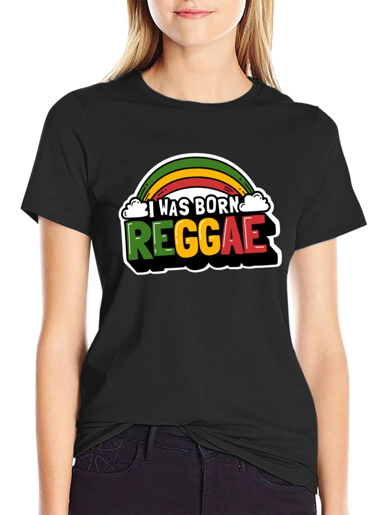 I Was Born Reggae T-Shirt - Rasta Pride