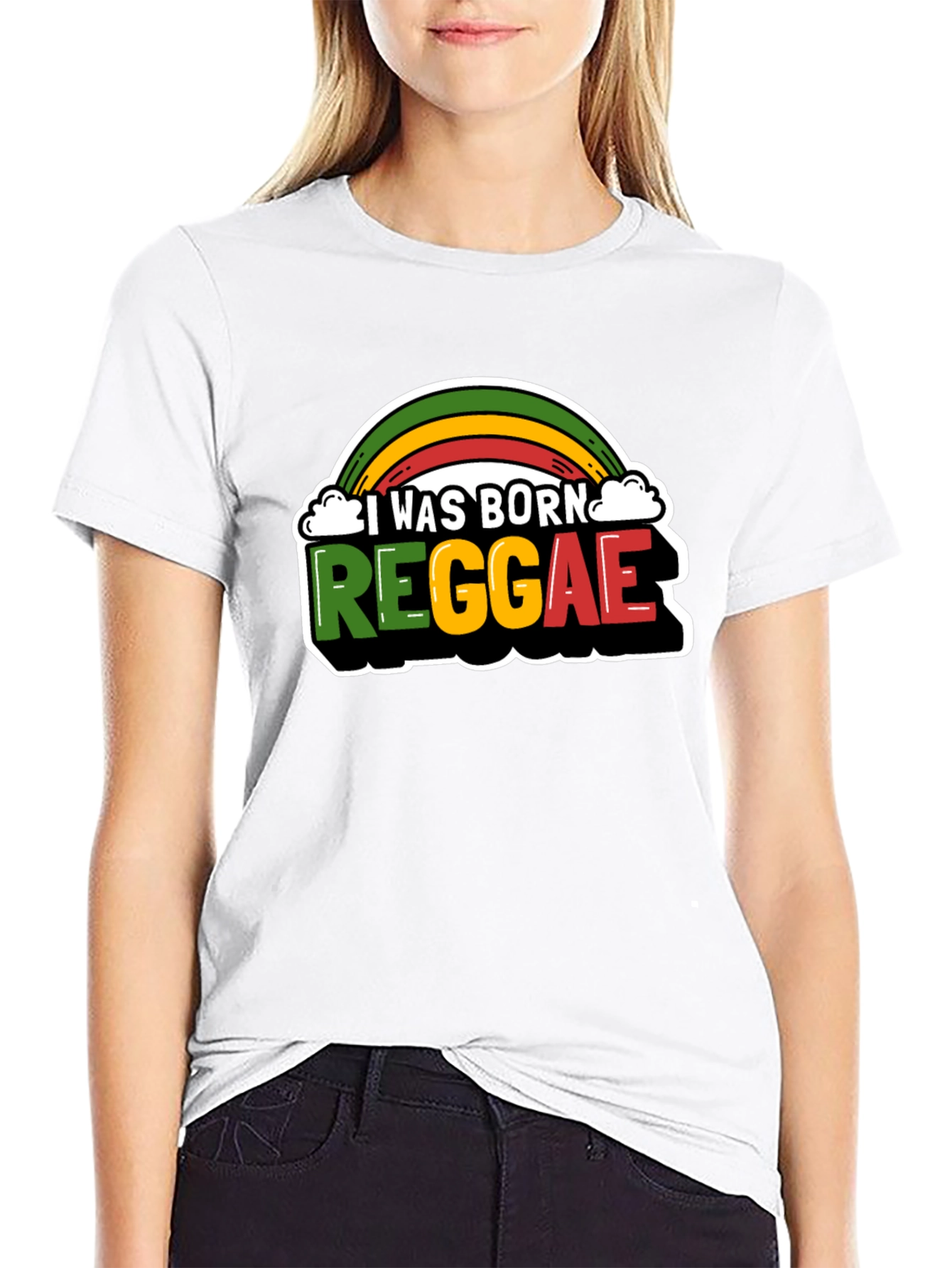 I Was Born Reggae T-Shirt - Rasta Pride