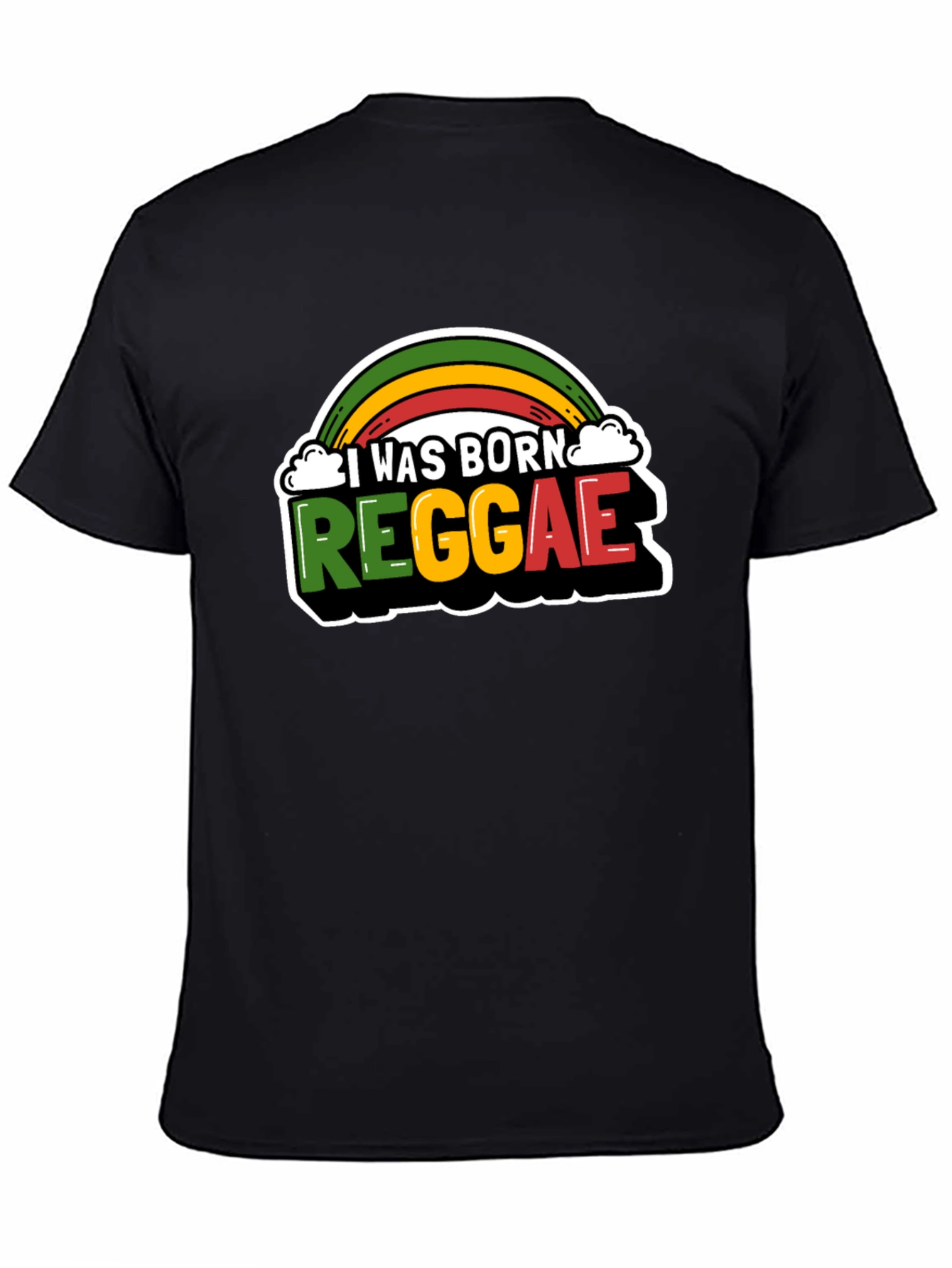 I Was Born Reggae T-Shirt - Rasta Pride