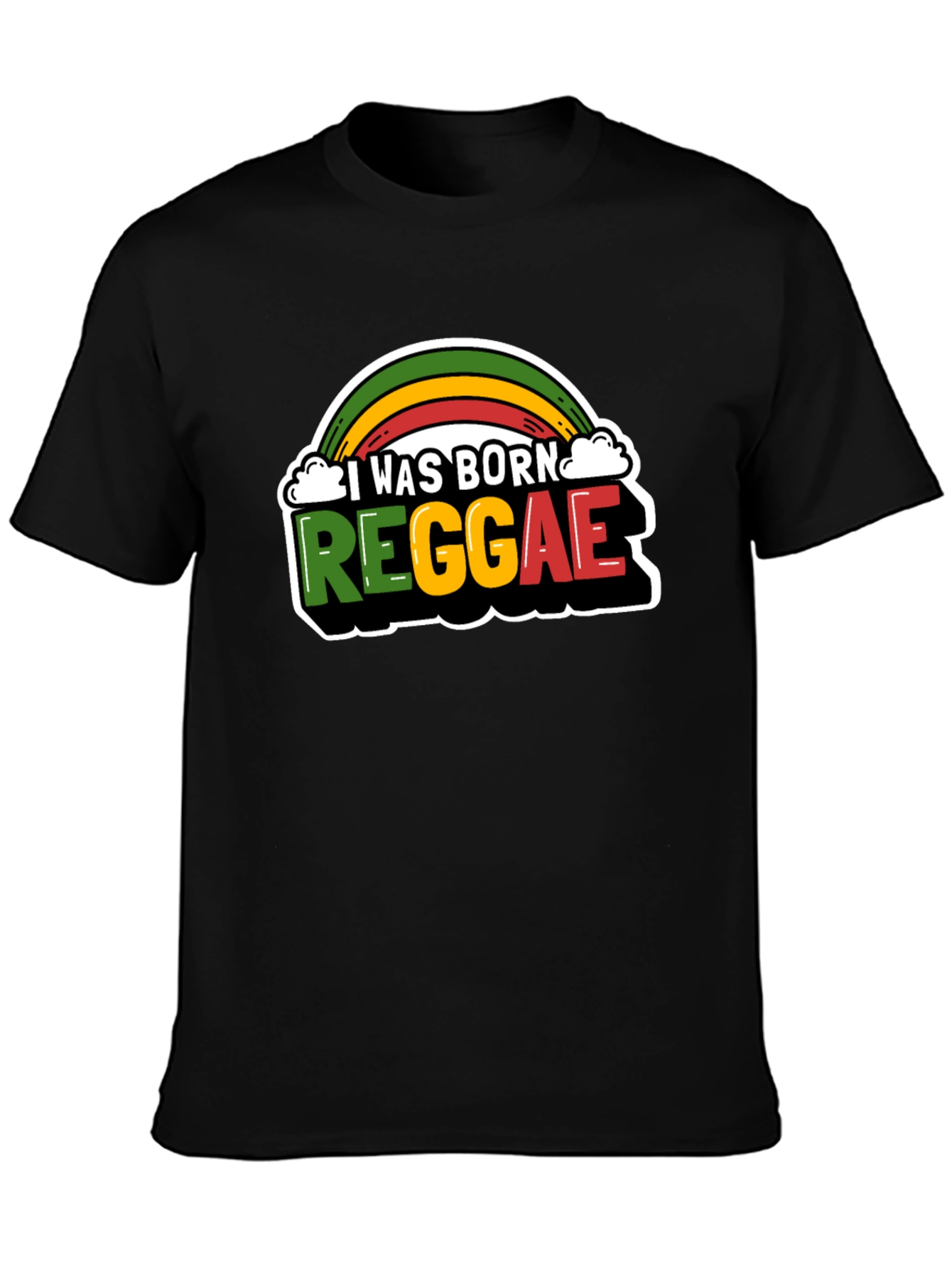 I Was Born Reggae T-Shirt - Rasta Pride