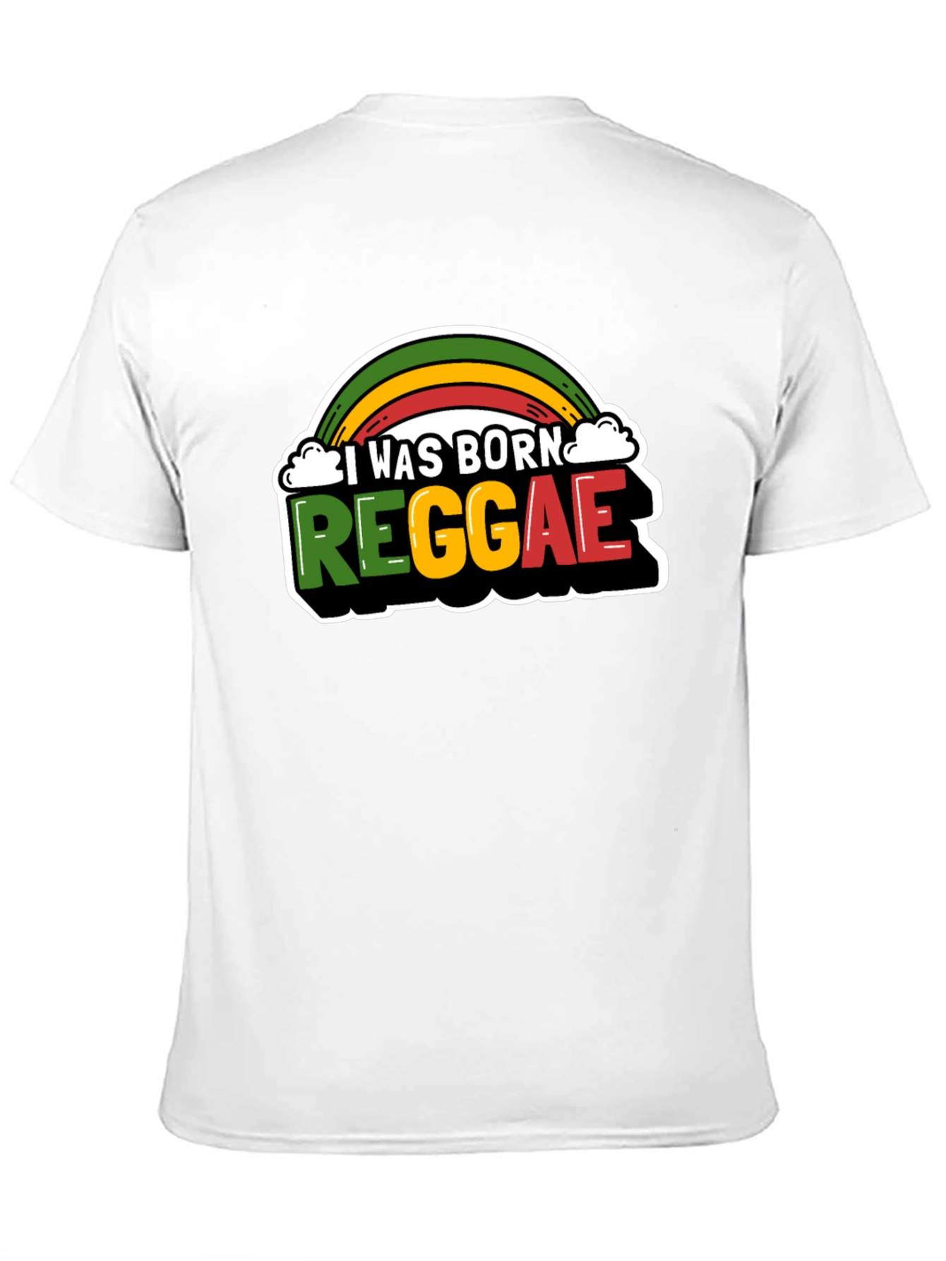 I Was Born Reggae T-Shirt - Rasta Pride