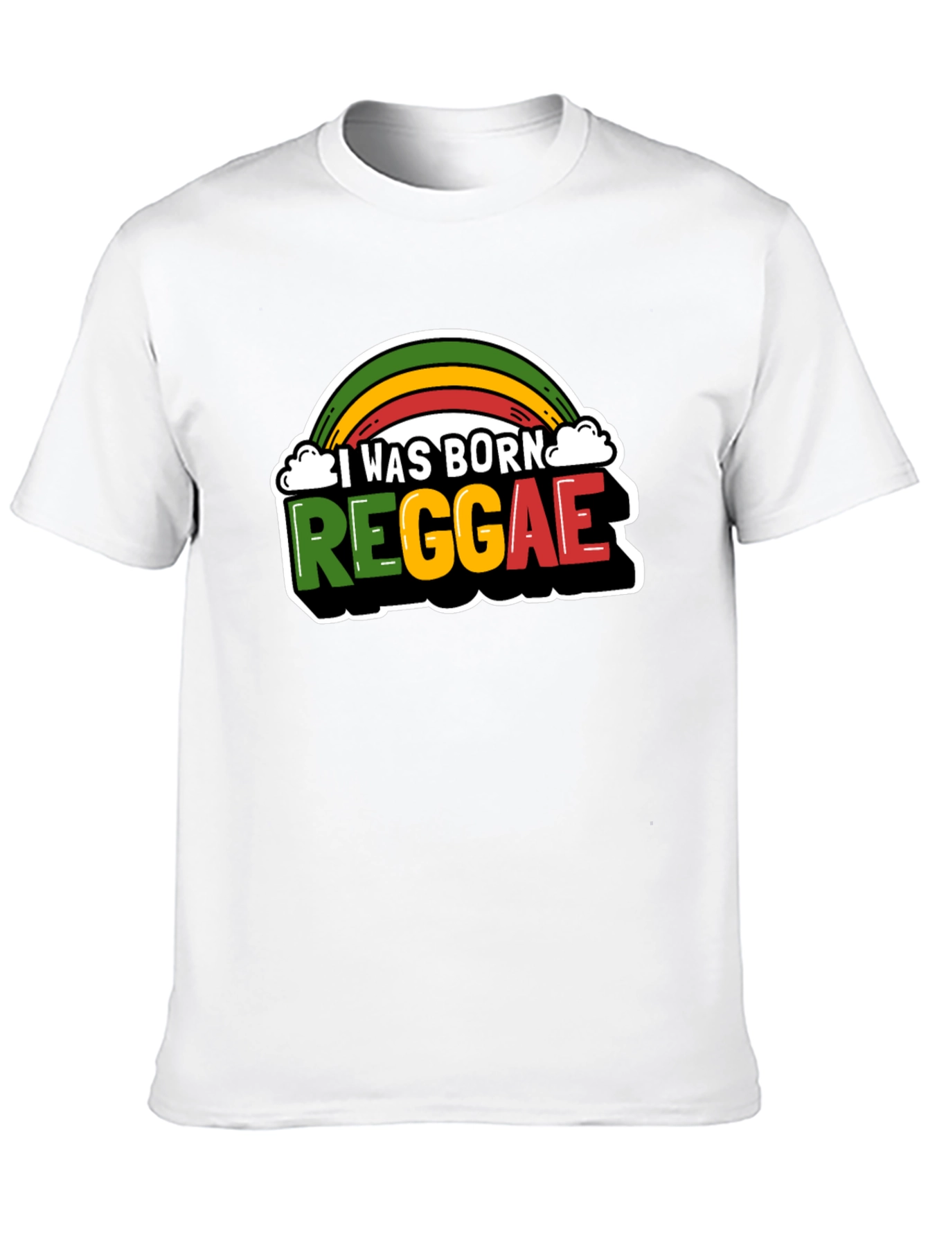 I Was Born Reggae T-Shirt - Rasta Pride