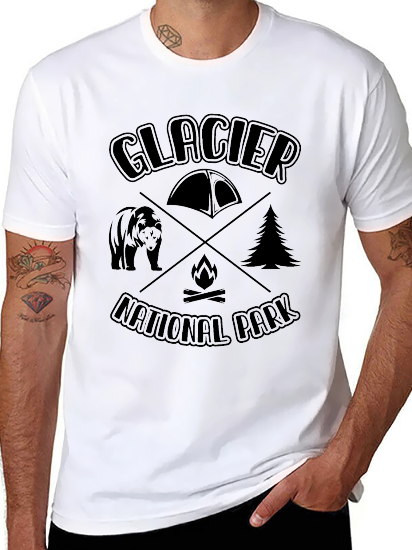 Glacier National Park Graphic Tee
