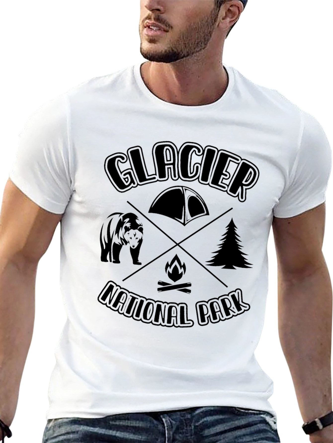 Glacier National Park Graphic Tee