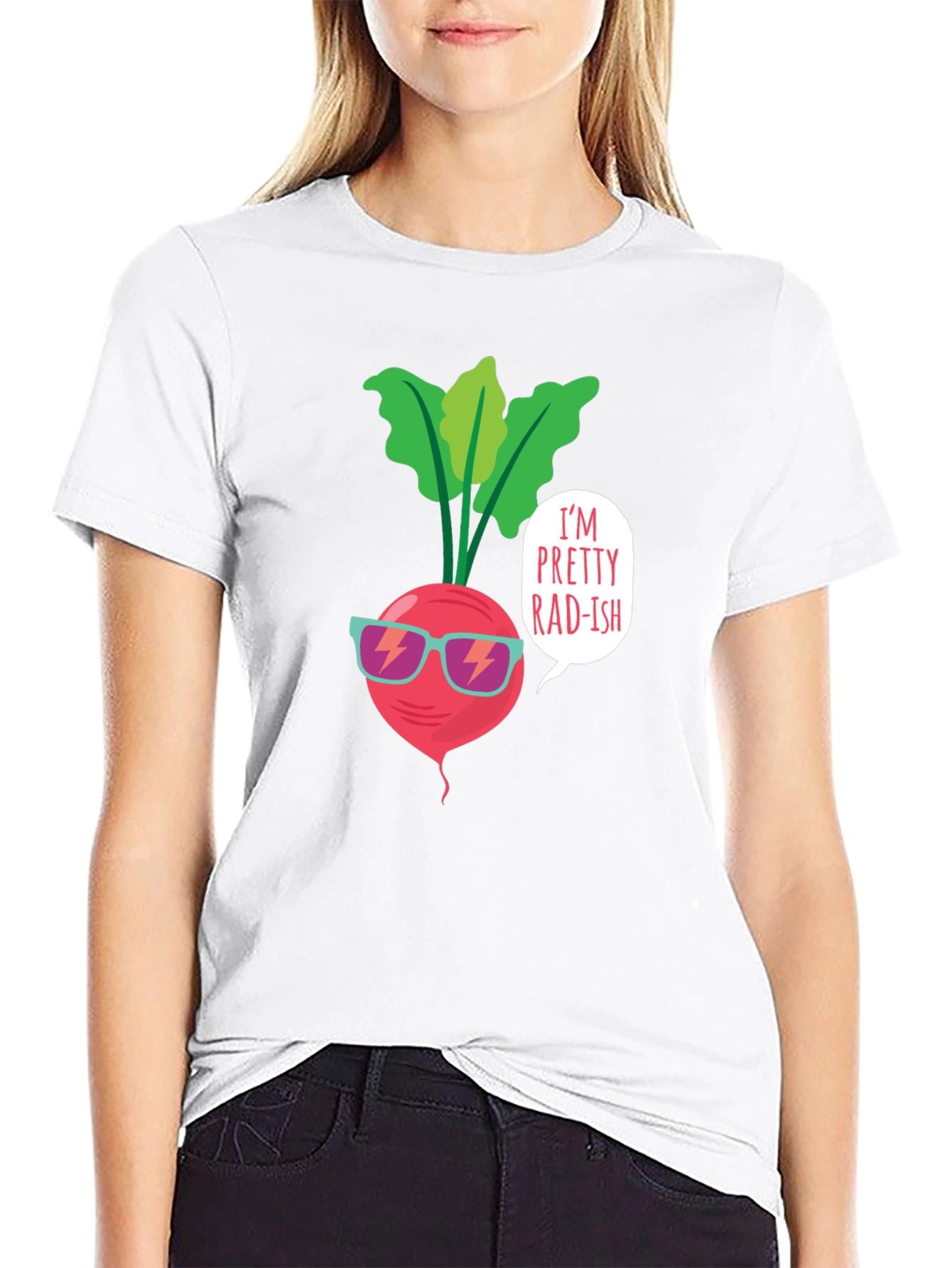 Pretty Radish T-Shirt - Cool Vegan Tee
