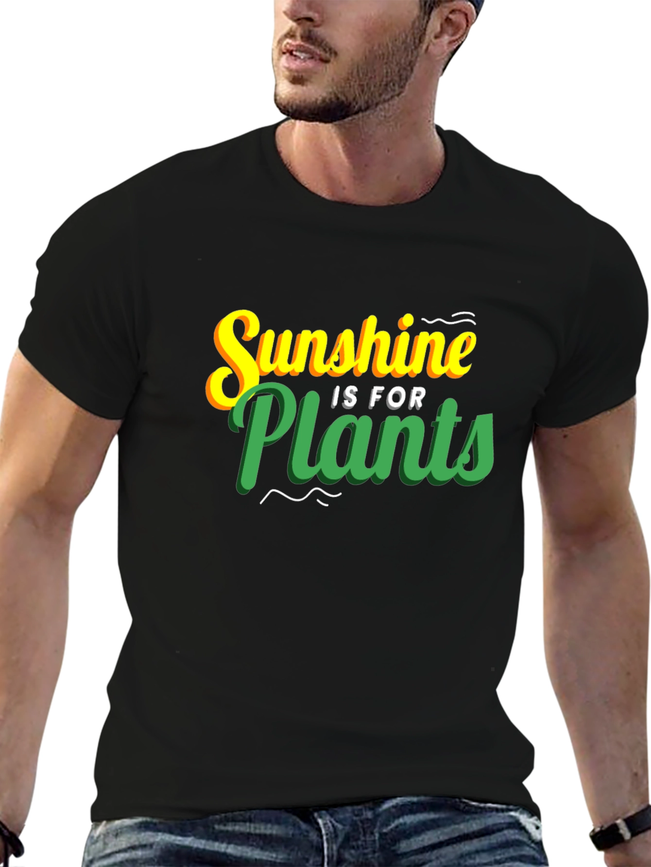 Sunshine is for Plants Graphic T-Shirt