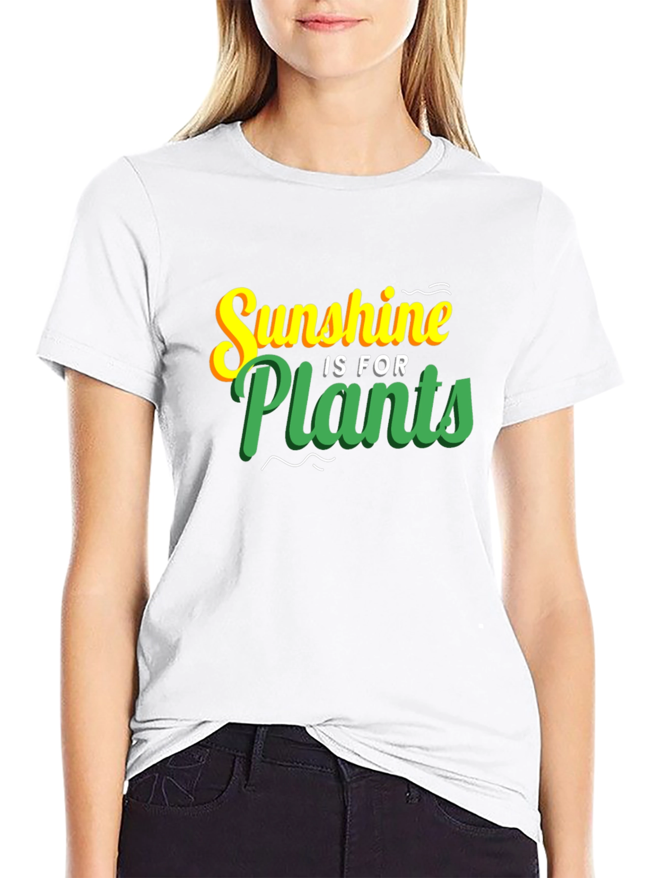 Sunshine is for Plants Graphic T-Shirt