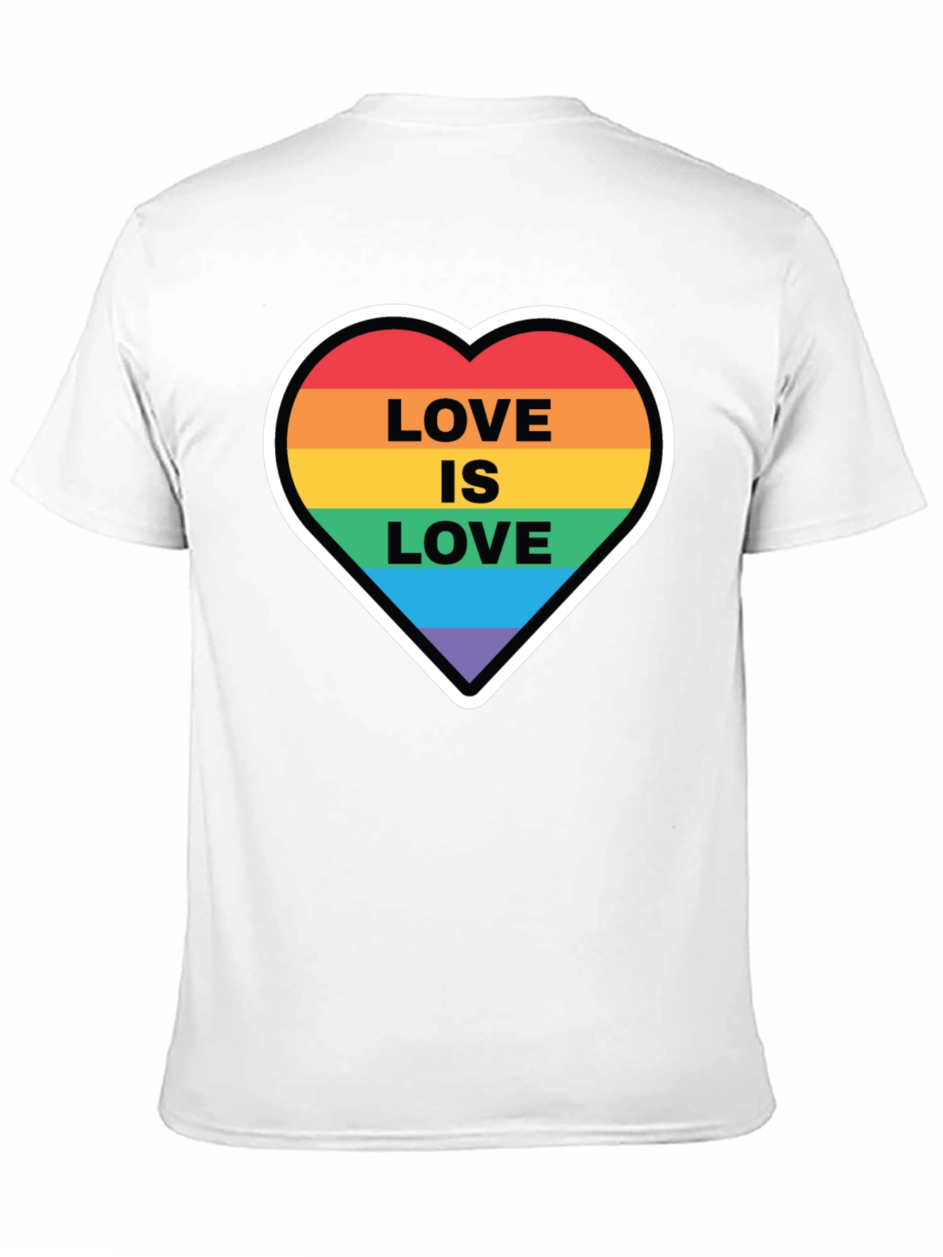 Love is Love Rainbow Heart T-Shirt
