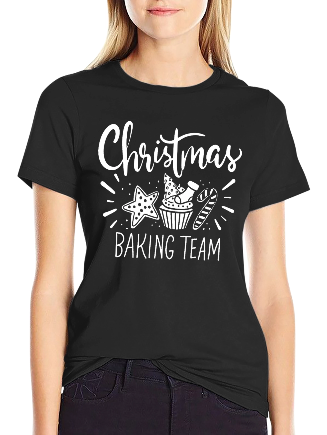 Christmas Baking Team T-Shirt Holiday Crew Tee