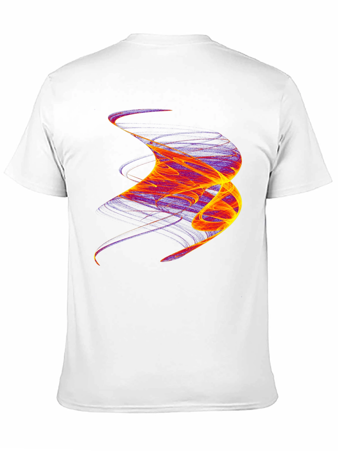 Abstract Swirl Graphic Tee - Bold Artistic Statement Shirt