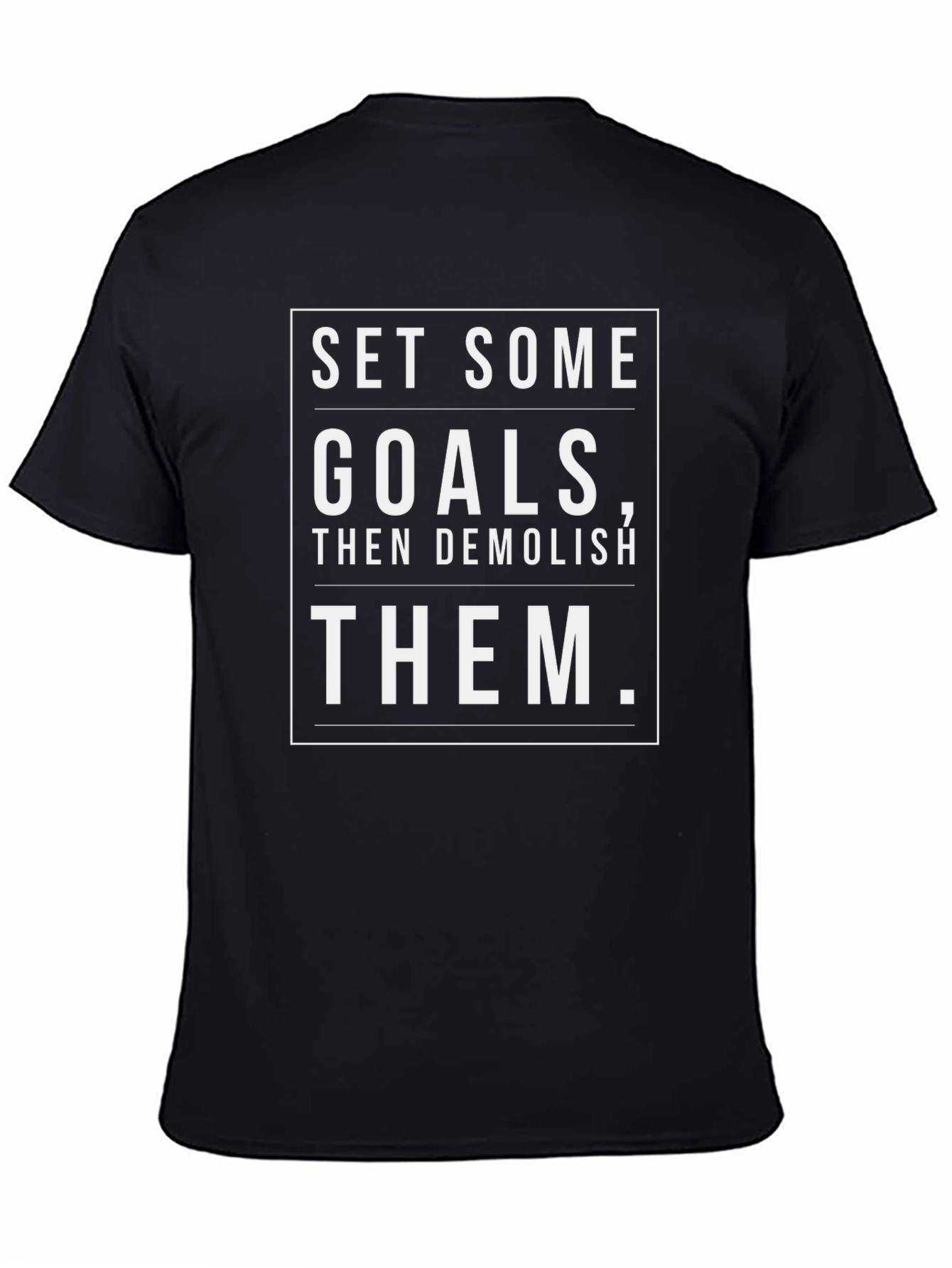 Goal Getter Black Graphic T-Shirt