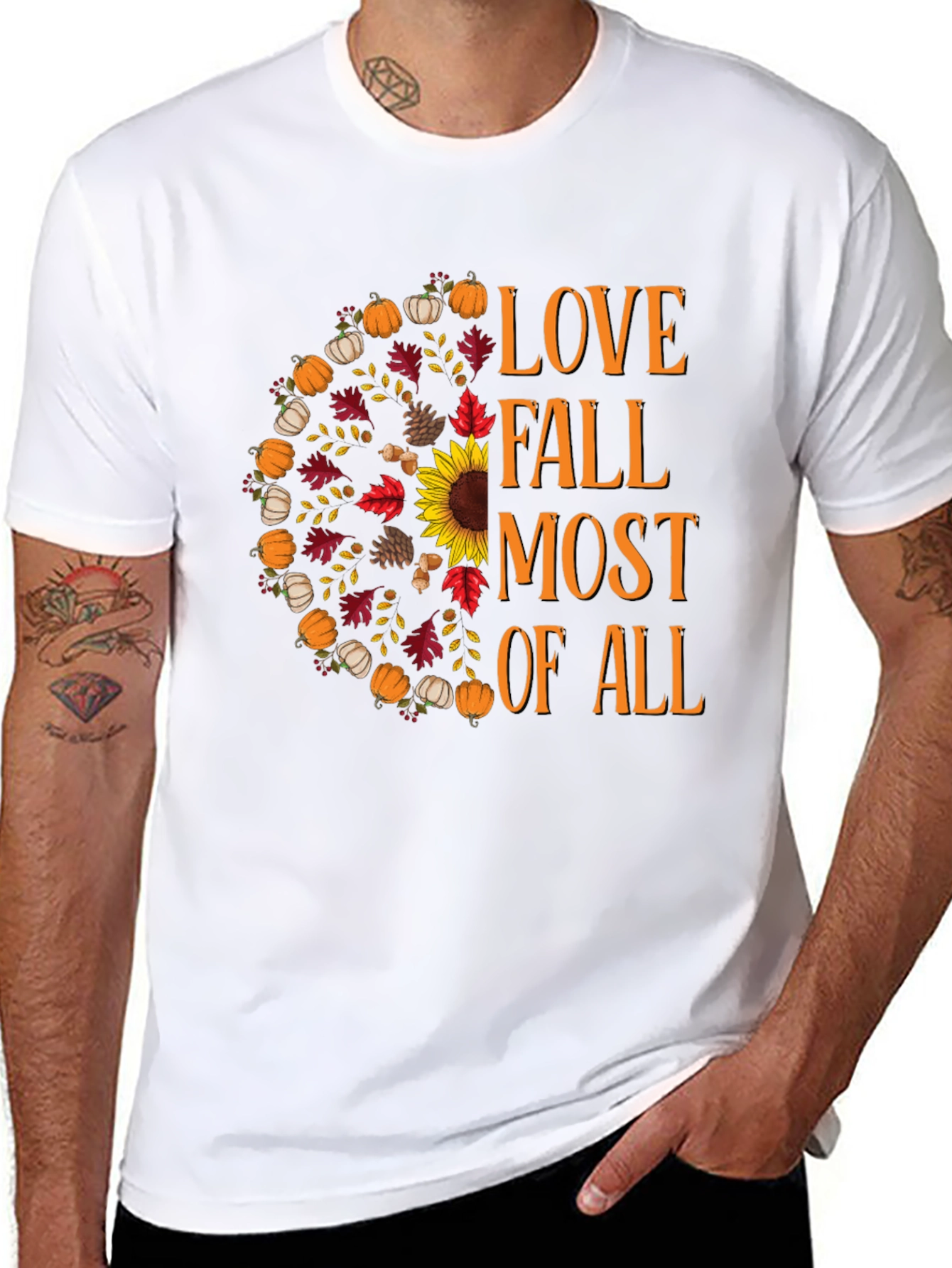 Love Fall Most of All Graphic T-Shirt