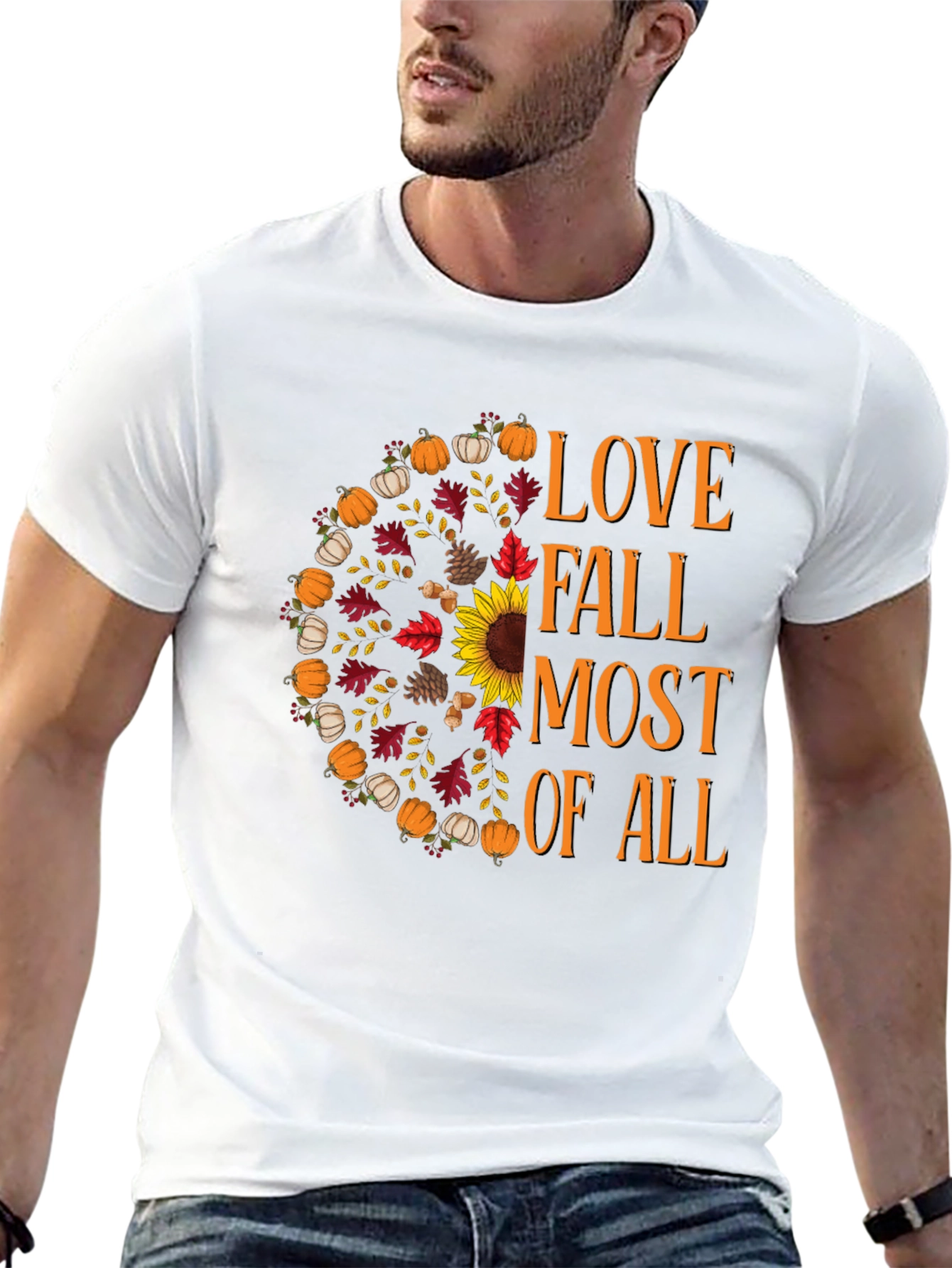 Love Fall Most of All Graphic T-Shirt