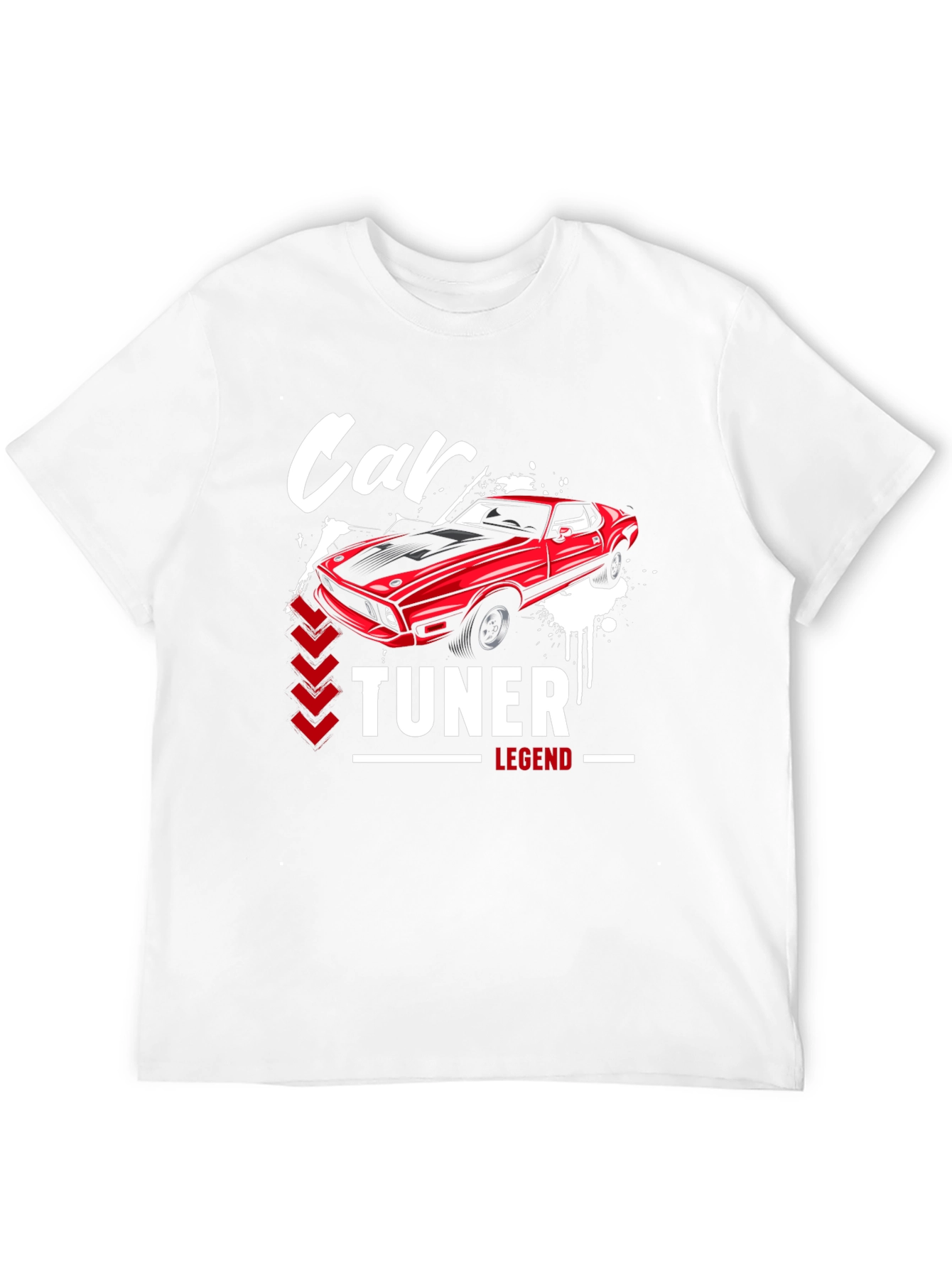 Car Tuner Legend Graphic T-Shirt - Black