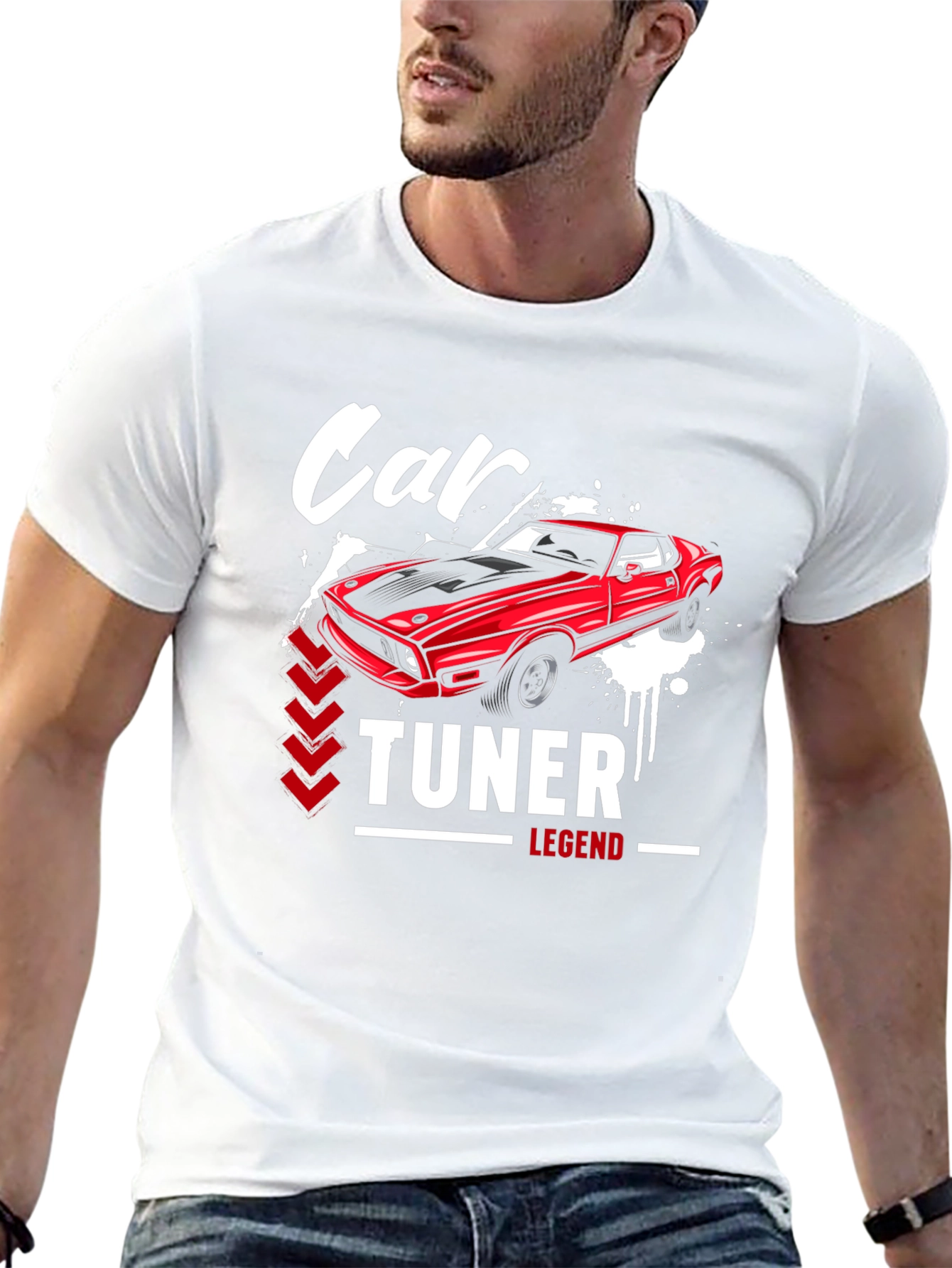 Car Tuner Legend Graphic T-Shirt - Black