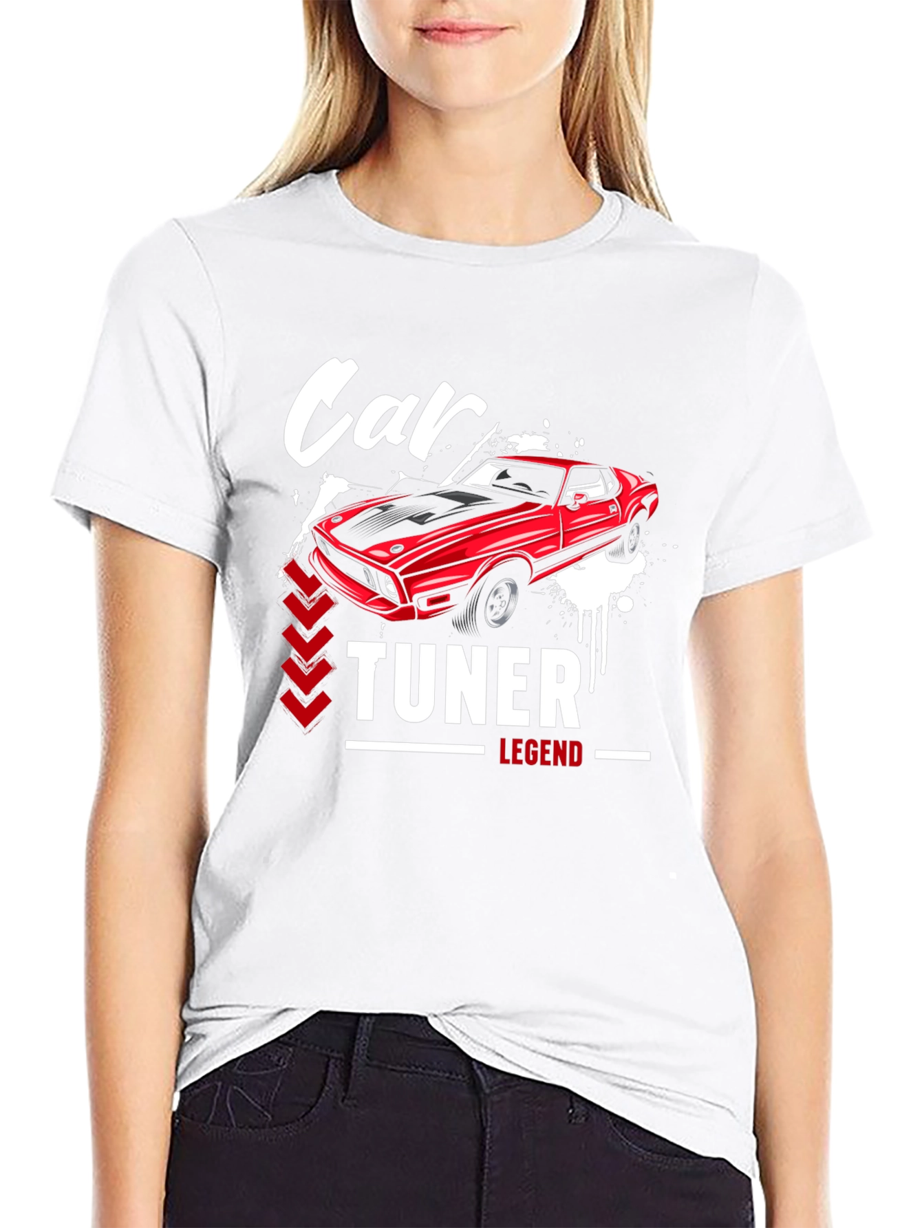 Car Tuner Legend Graphic T-Shirt - Black