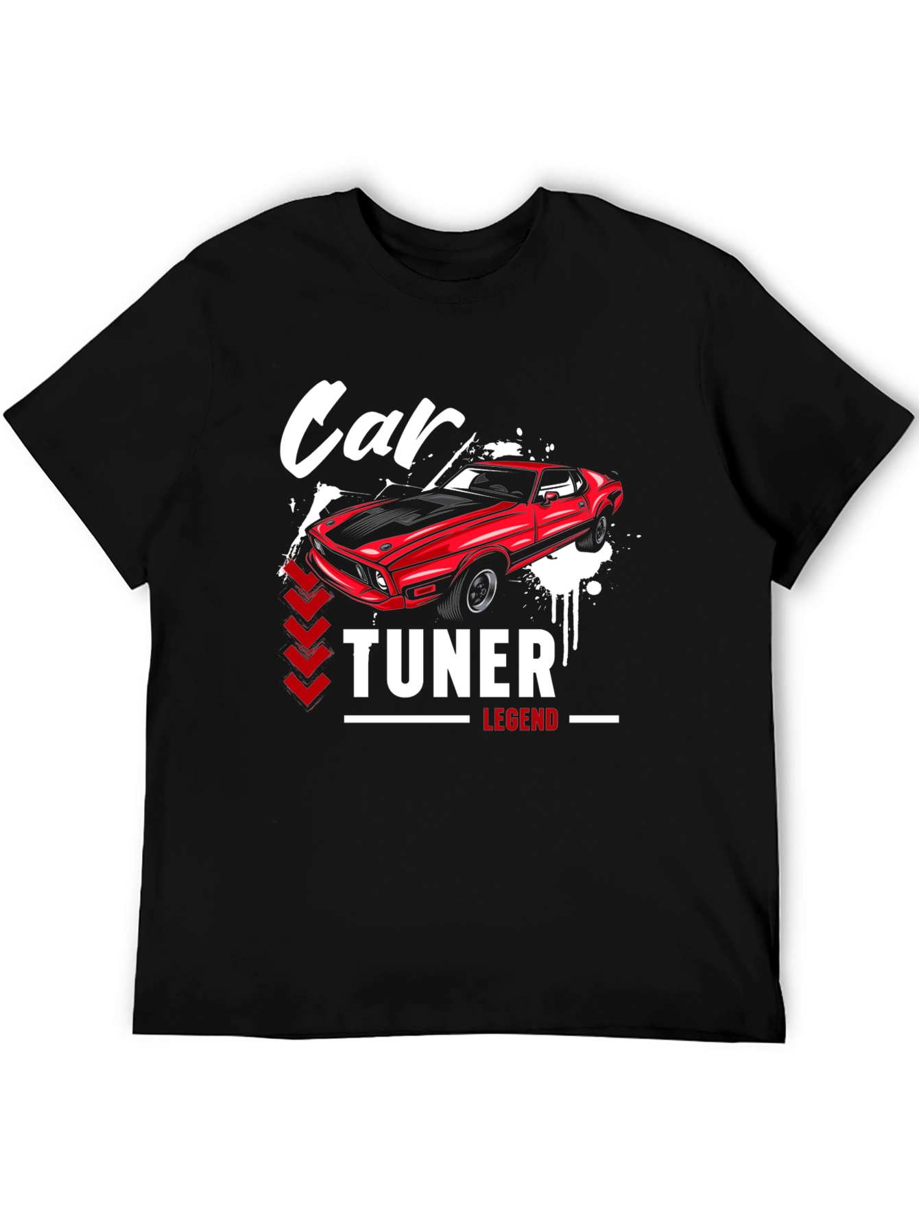Car Tuner Legend Graphic T-Shirt - Black
