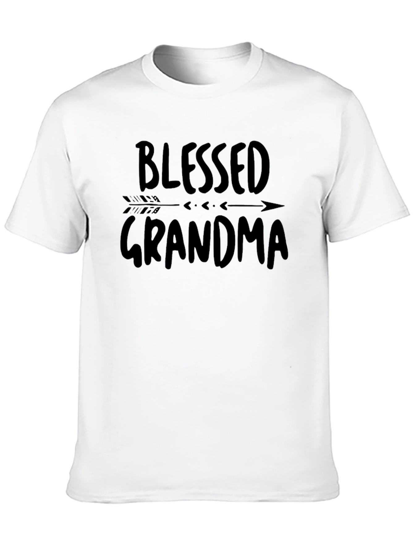 Blessed Grandma Black Graphic Tee
