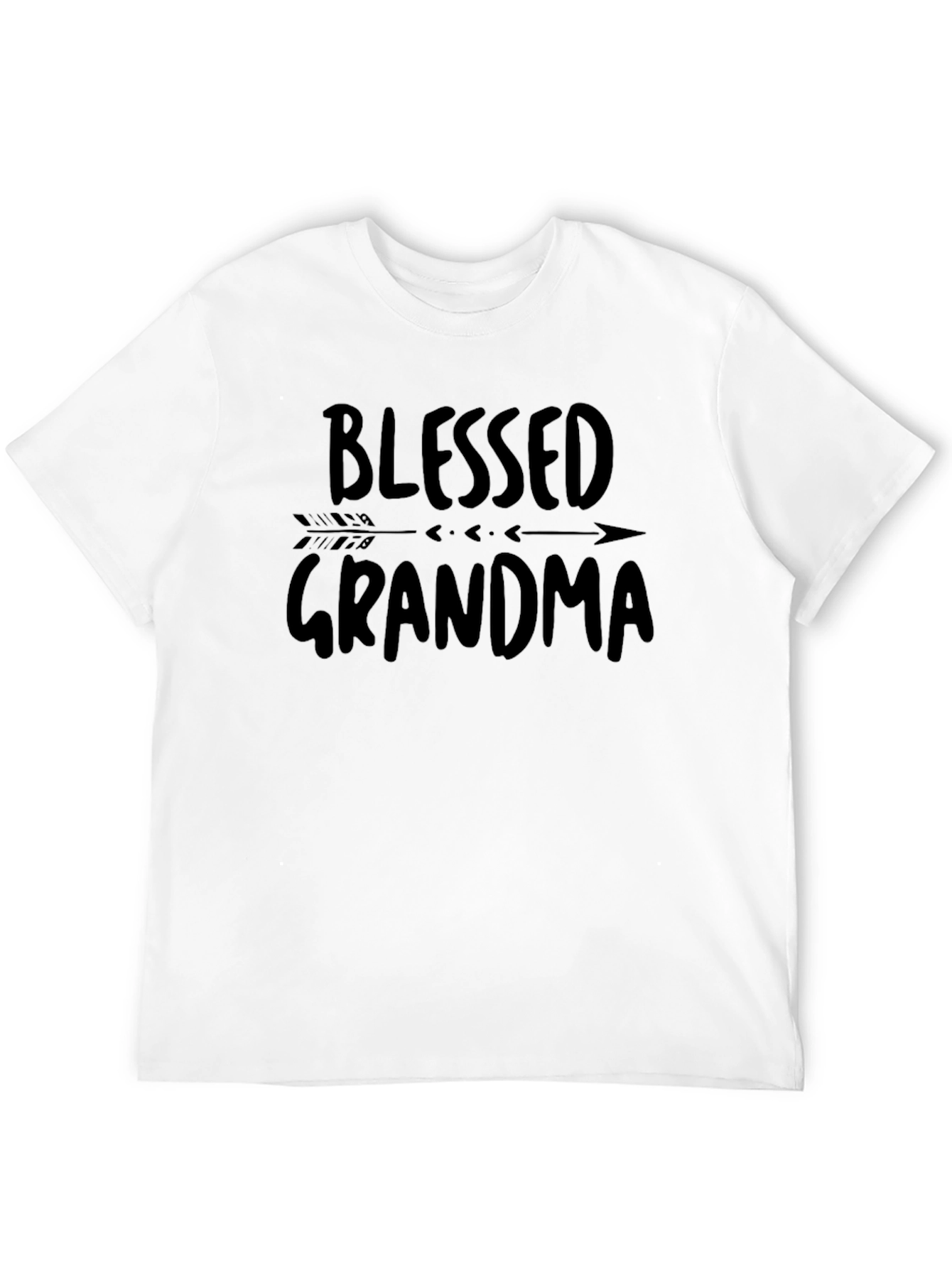 Blessed Grandma Black Graphic Tee