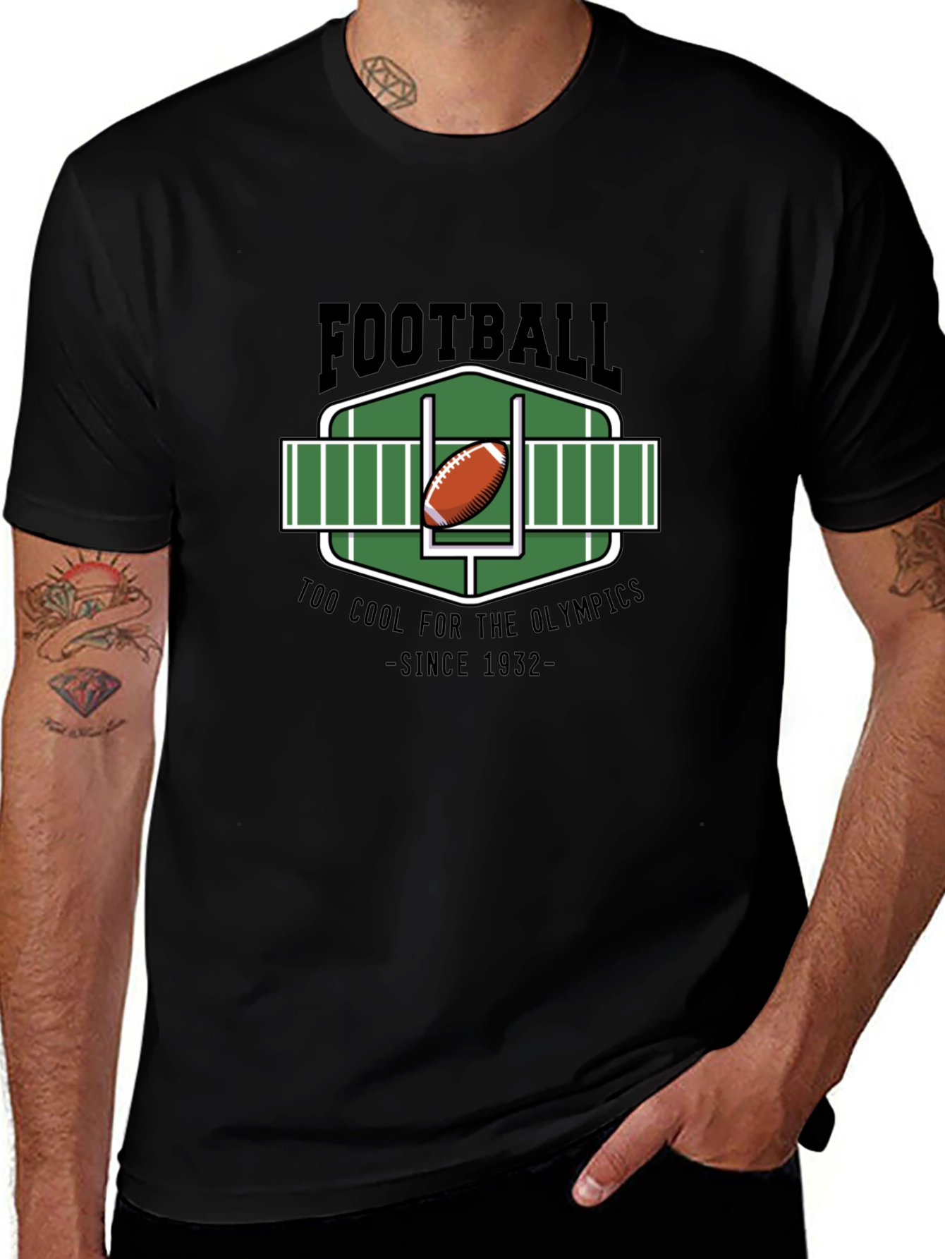 Football Too Cool Olympics T-Shirt