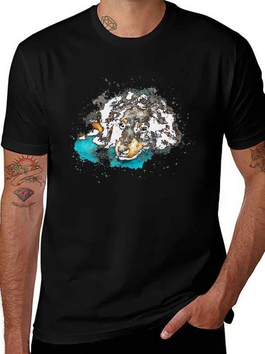 Dachshund Watercolor Graphic T-Shirt - Unisex