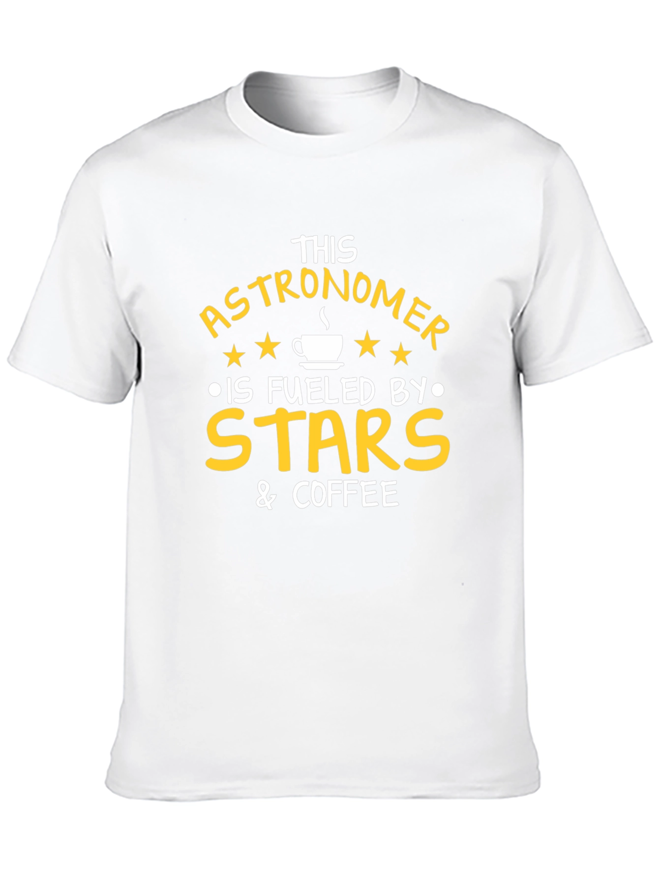 Astronomer Fuelled by Stars & Coffee T-Shirt
