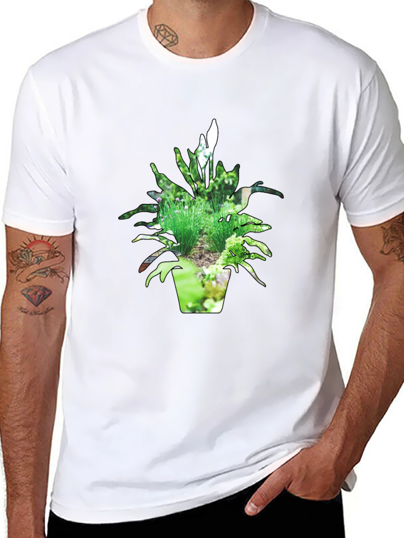 Plant Pot Graphic Tee