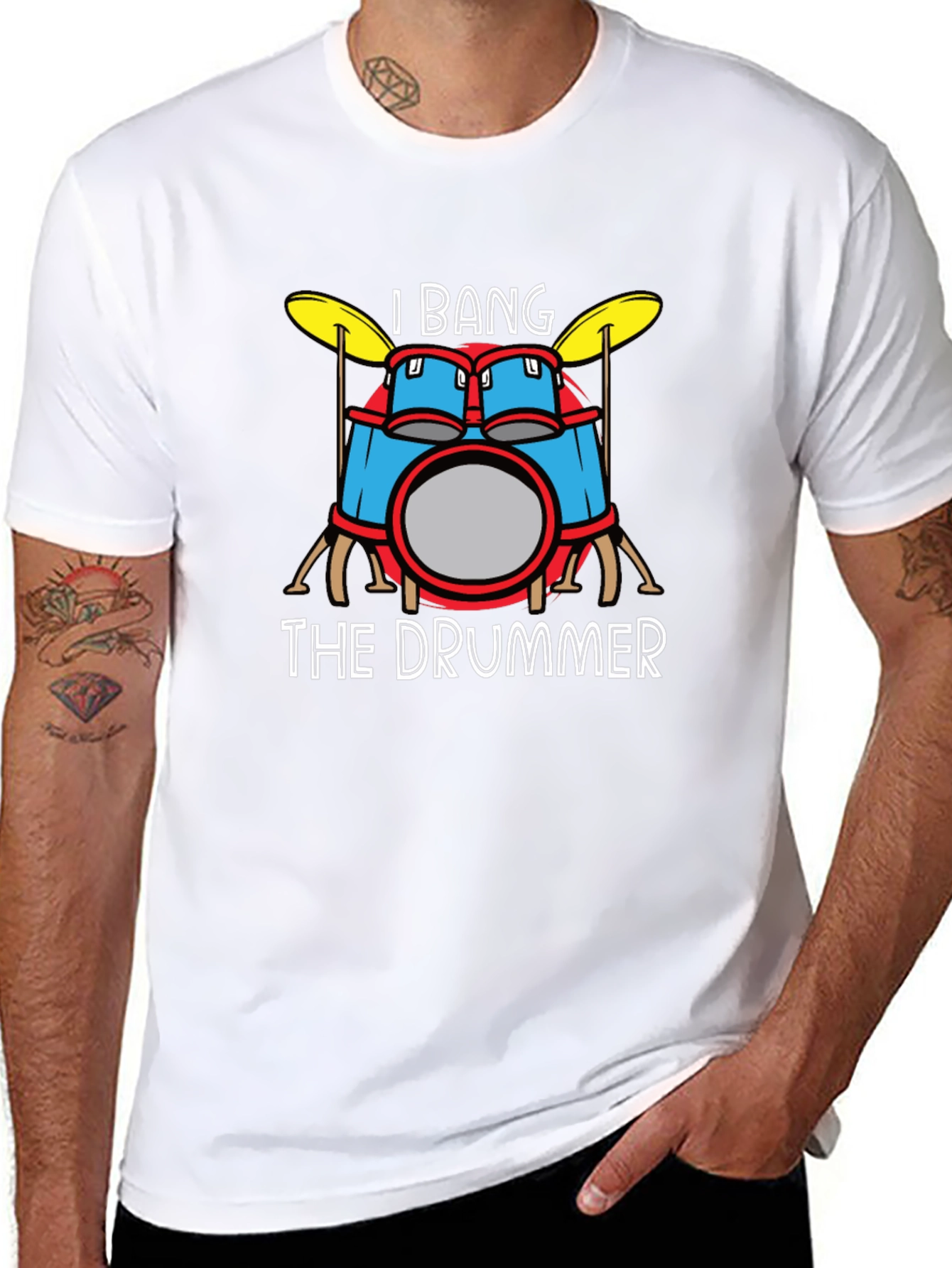 I Bang The Drummer Graphic T-Shirt