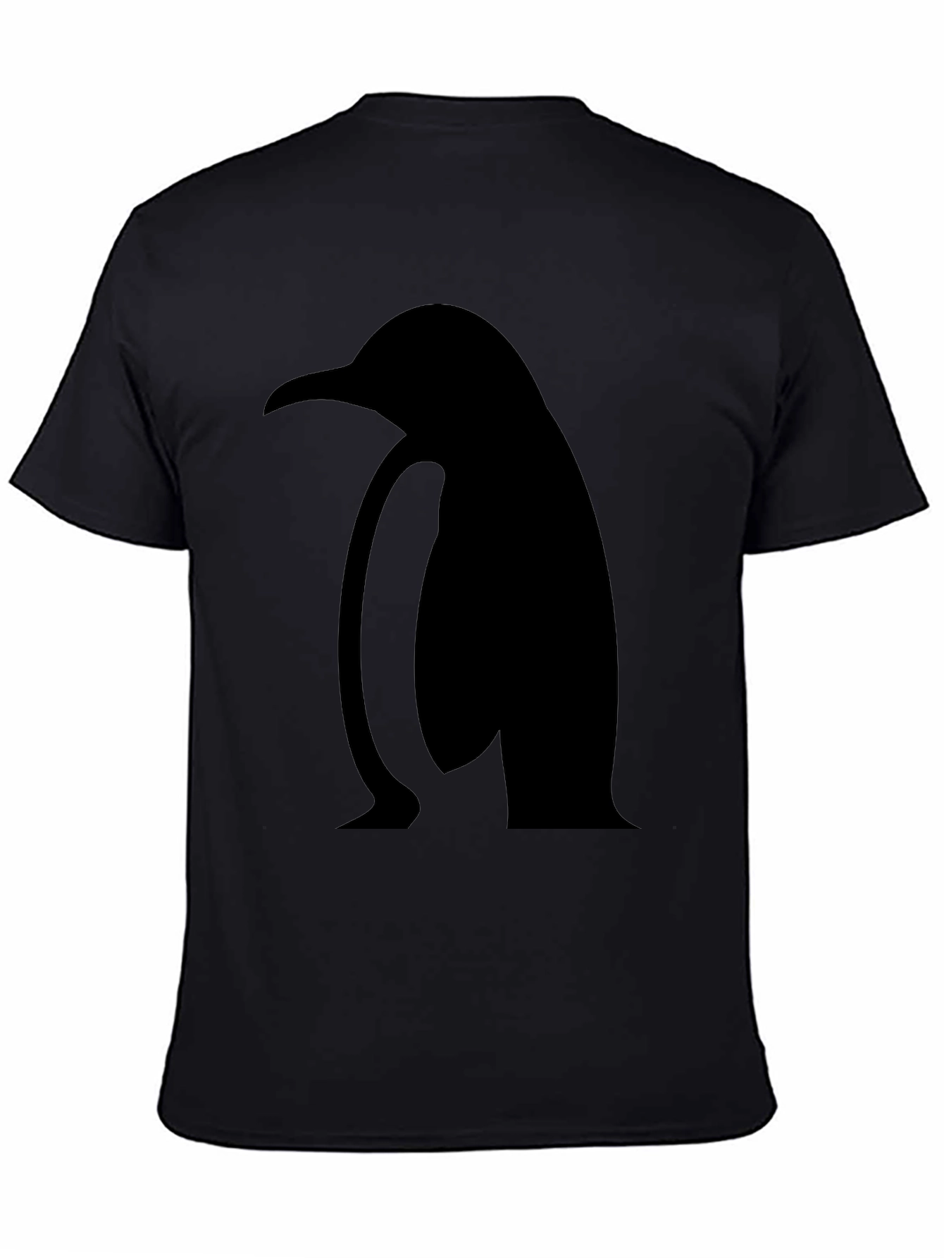 Penguin Silhouette Black T-Shirt