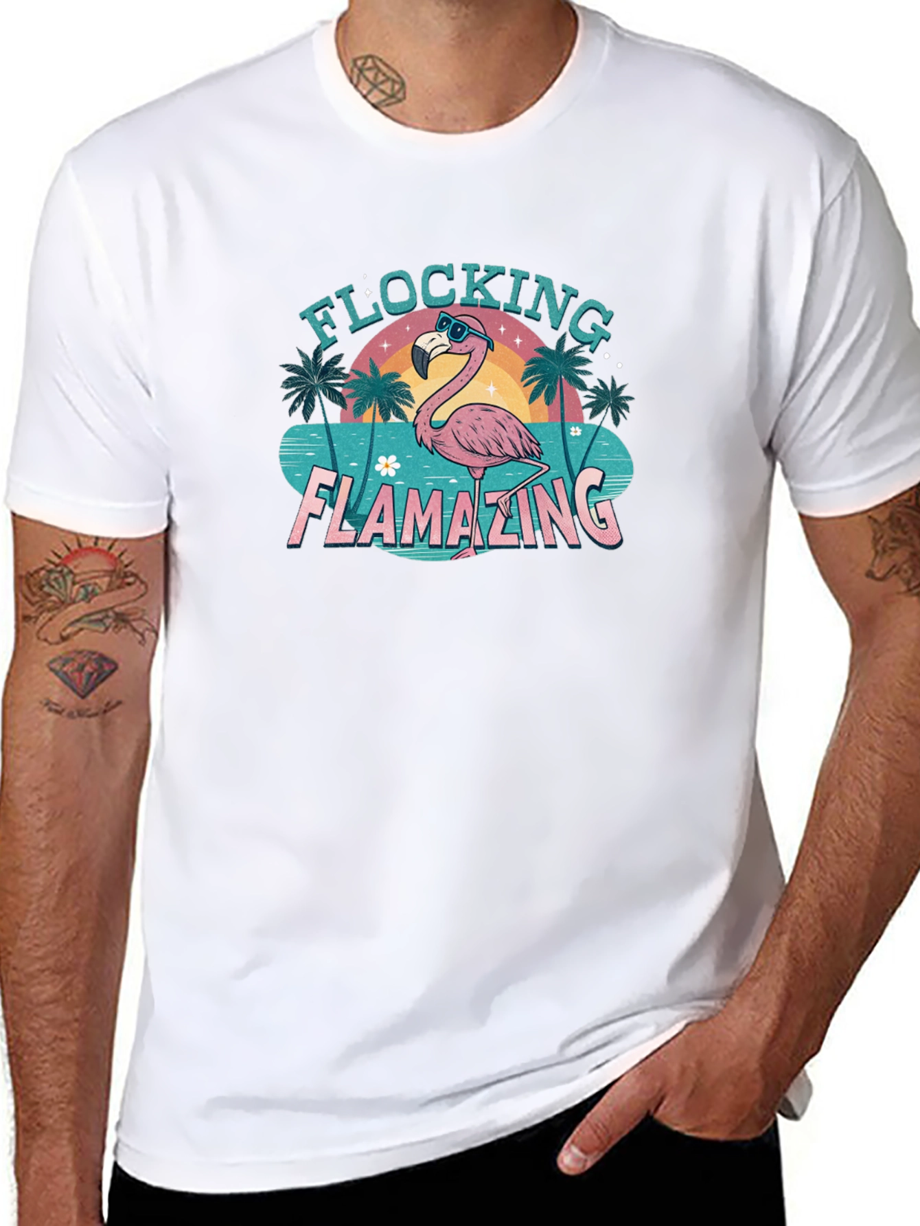 Flocking Flamazing Black T-Shirt