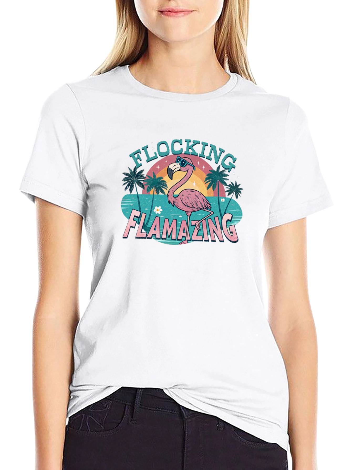 Flocking Flamazing Black T-Shirt